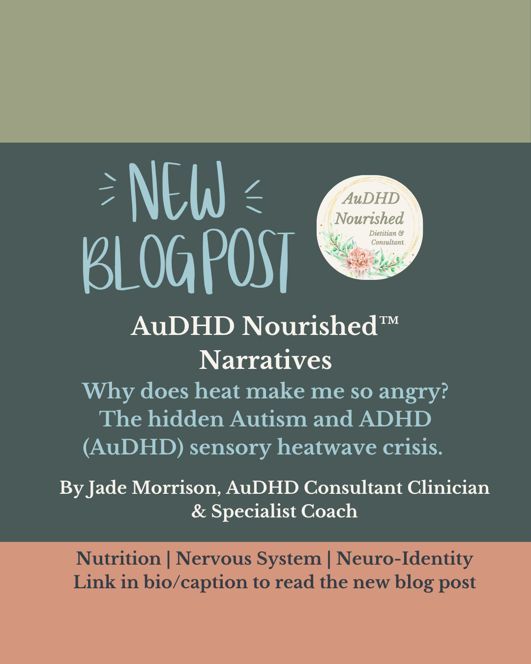 Why Does Heat Make Me So Angry? The Hidden AuDHD Sensory Heatwave Crisis| AuDHD Nourished™ Narratives 