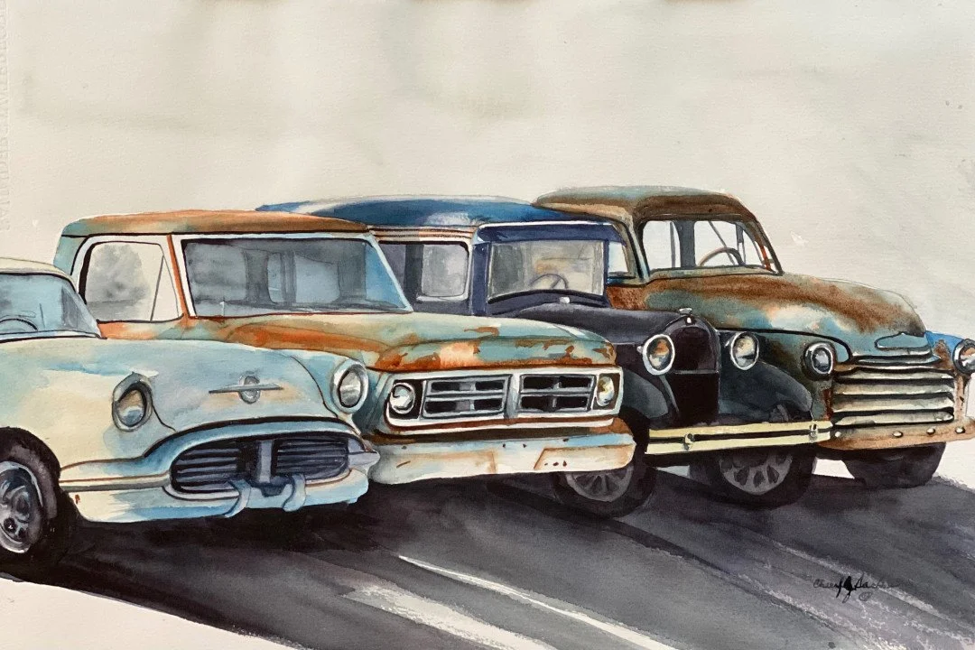HONORABLE MENTION | "The Line Up" by: Cheryl Sachse