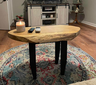 white oak coffee table