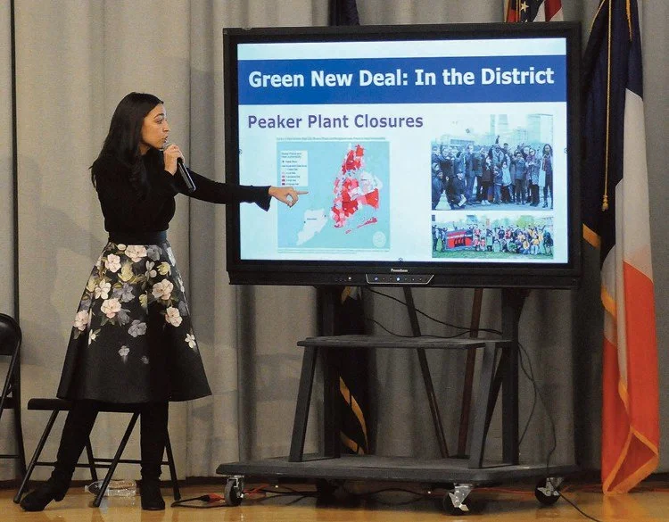 AOC Town Hall On Progress Of Green New Deal