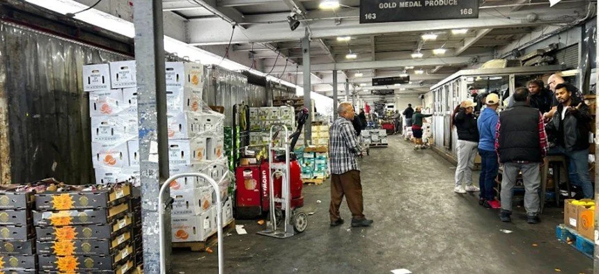 Pollution-cutting measures at Hunts Point food distro center could be at the whim of the presidential election