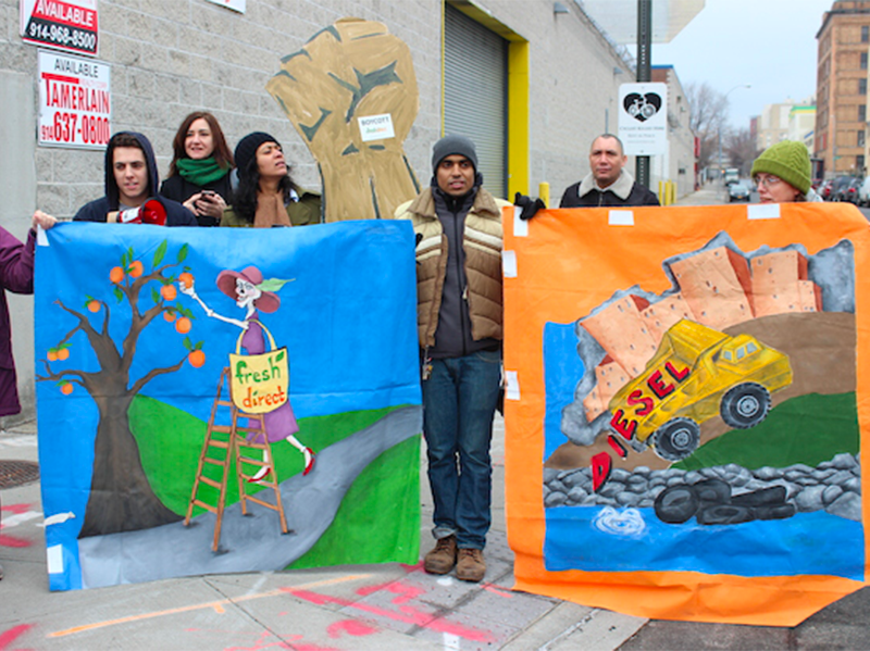 Fresh Direct Breaks Ground as Protests Denounce the Project