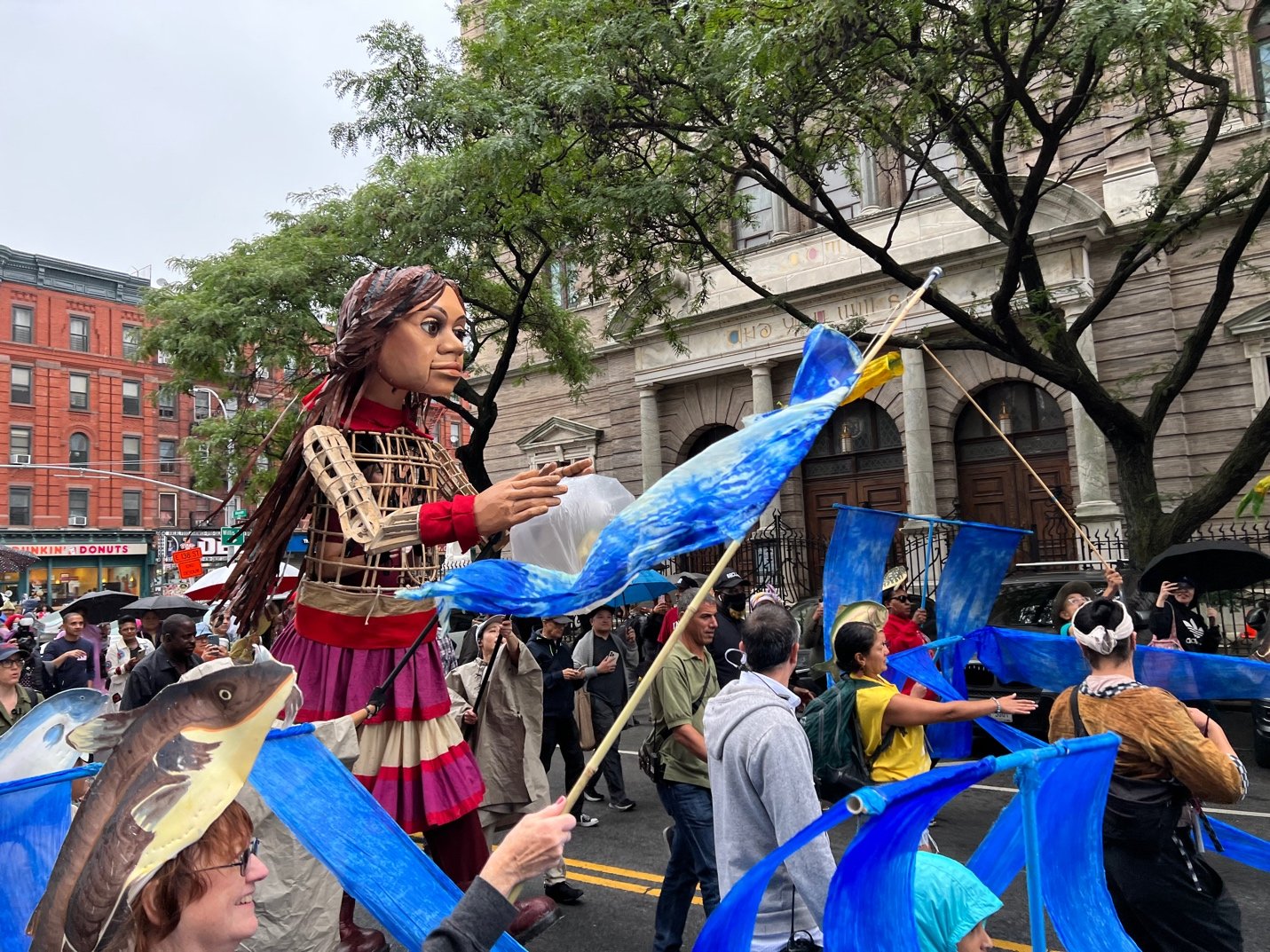 Little Amal Reawakens Push for Waterfront Park