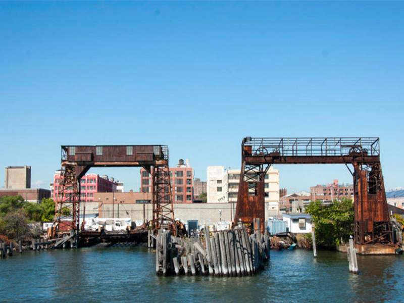 Saving the Abandoned Port Morris Gantries in the Bronx