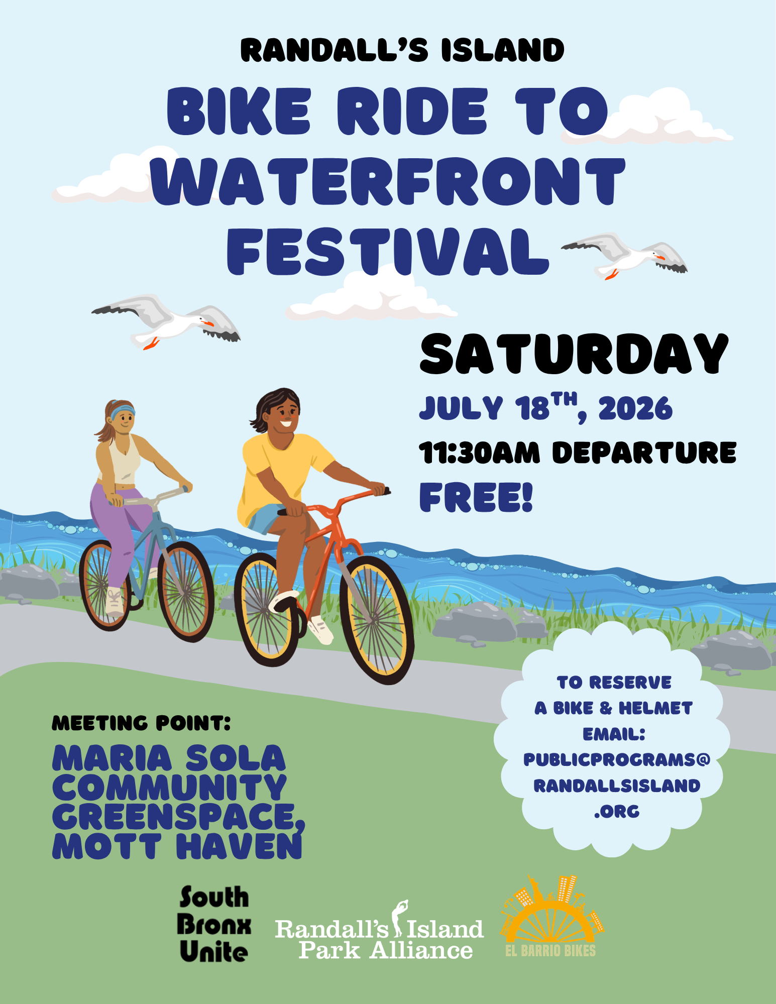 Bike to Randall's Island Earth Day Festival