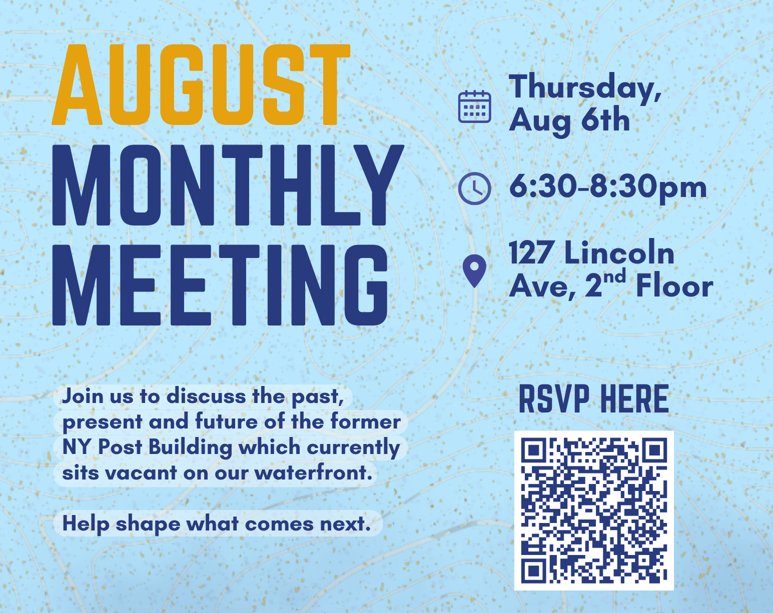 August 2026 Local Action Committee: What should we do with the old NY Post building?