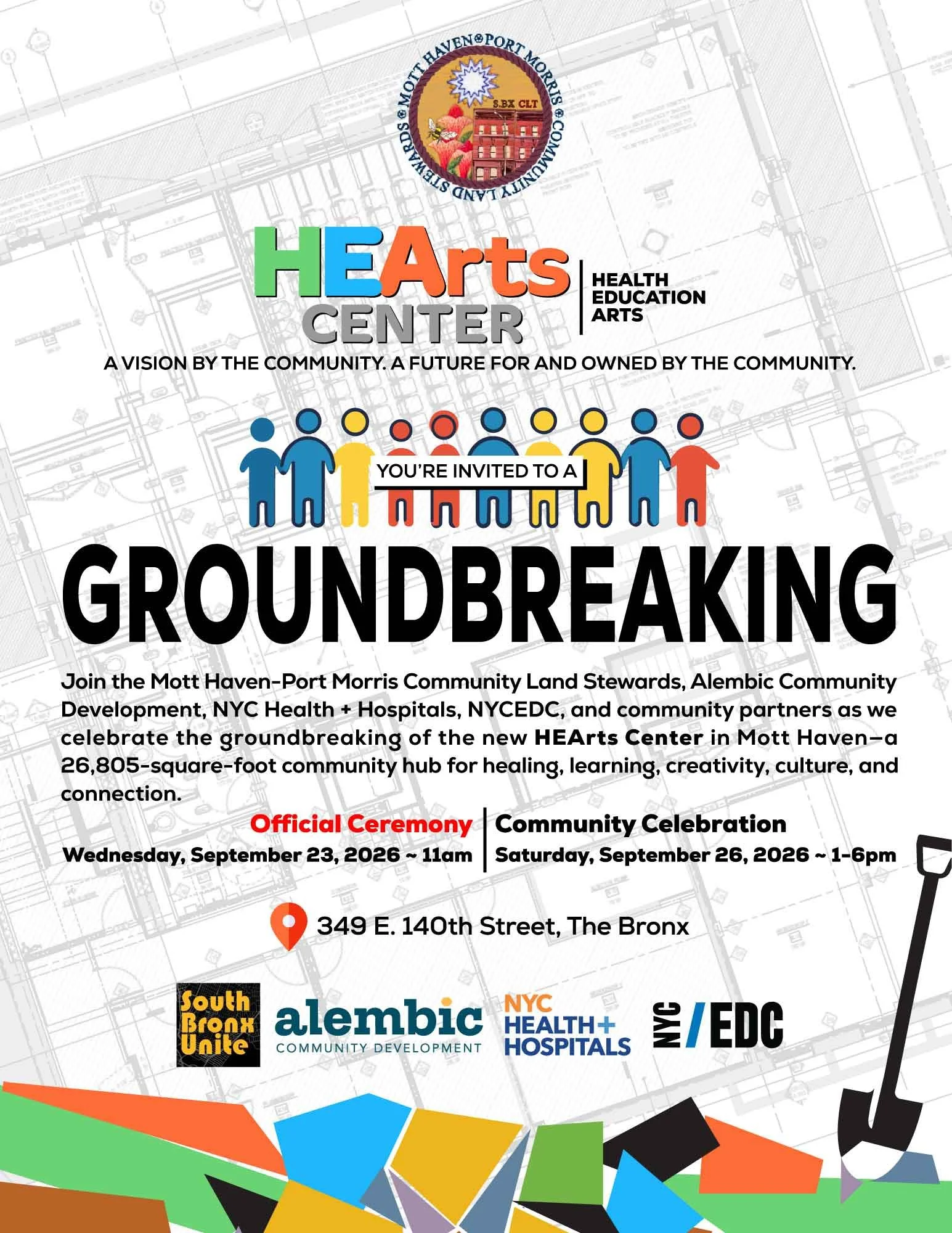HEArts Groundbreaking: Official Ceremony