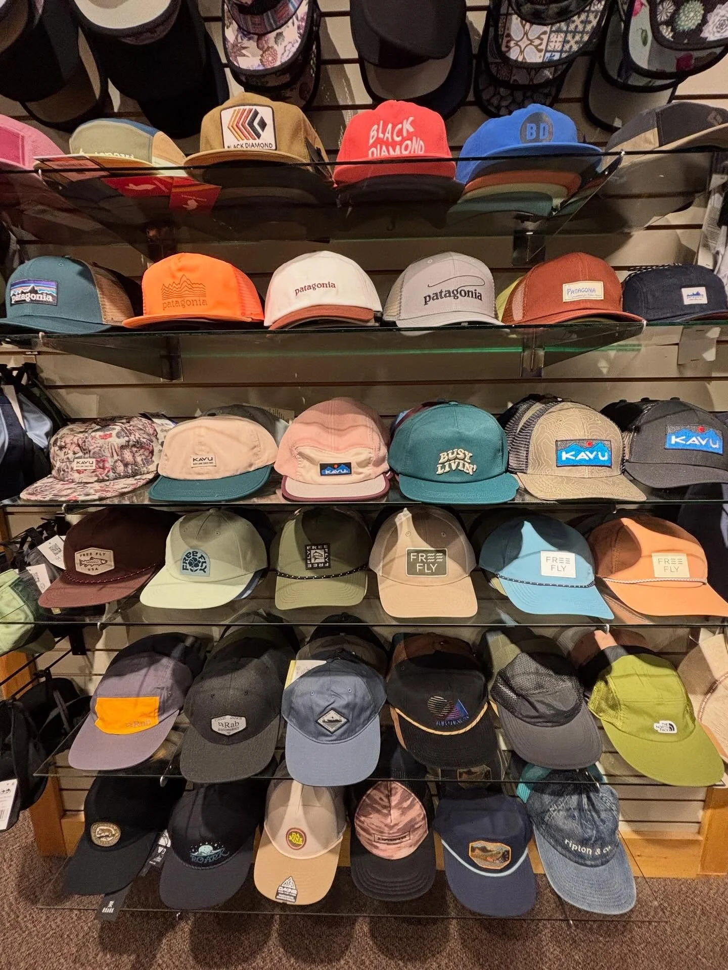 Caps from all of our favorite brand partners.