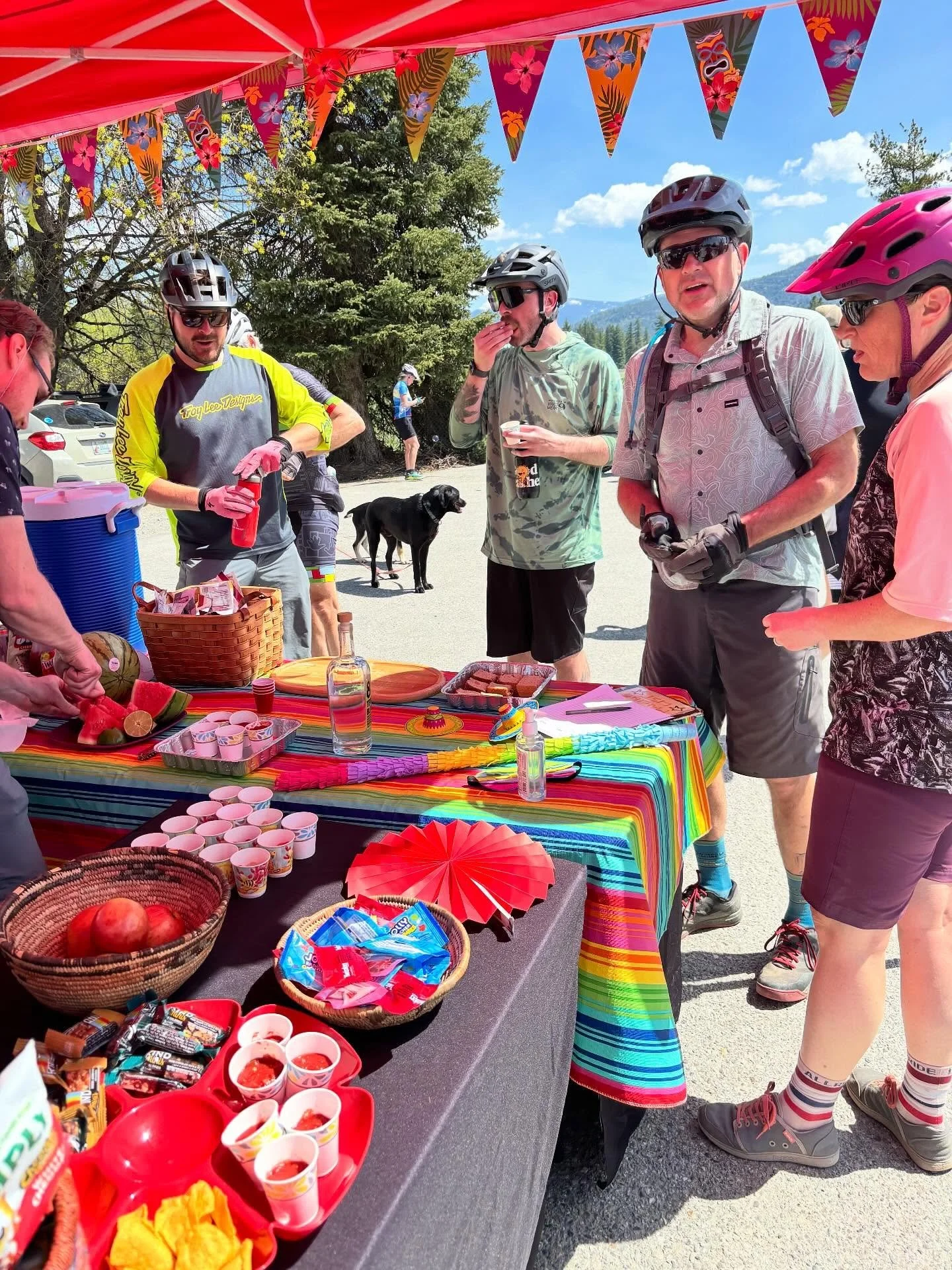 Fueled by Fiesta 🪅. No trophy this year, but we still had a blast supporting the @panhandlegravel 3/4 Minus race with a festive aid station.