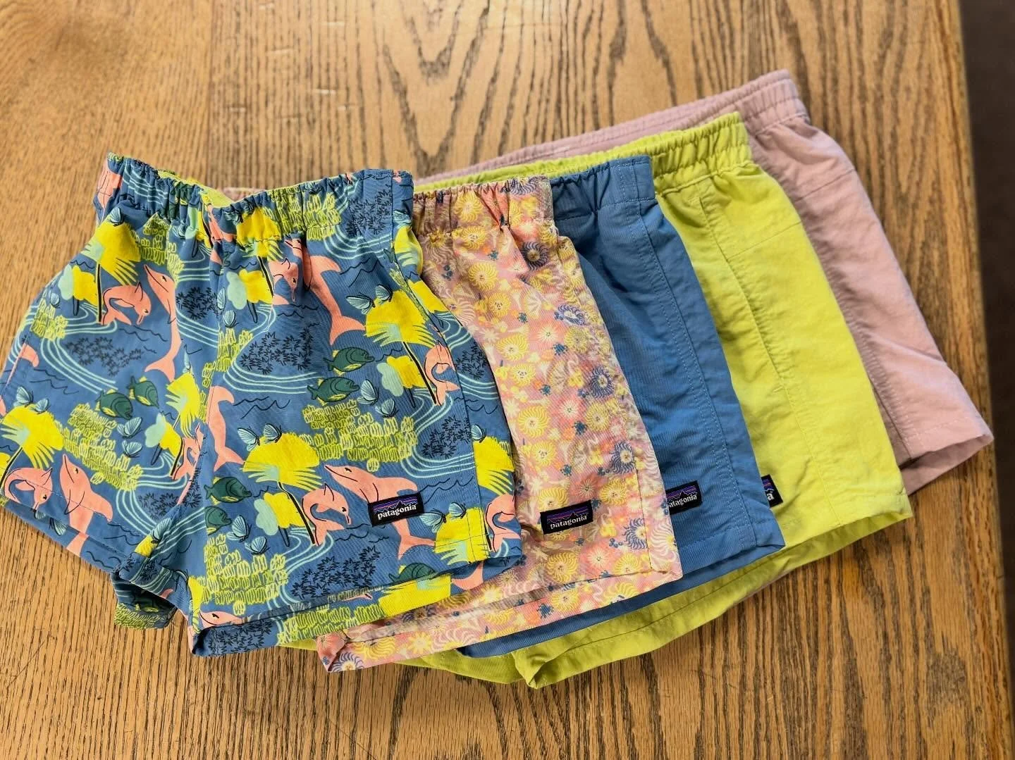 Spring @patagonia baby and kids! Baggies, sun shirts, ball caps and sun hats.