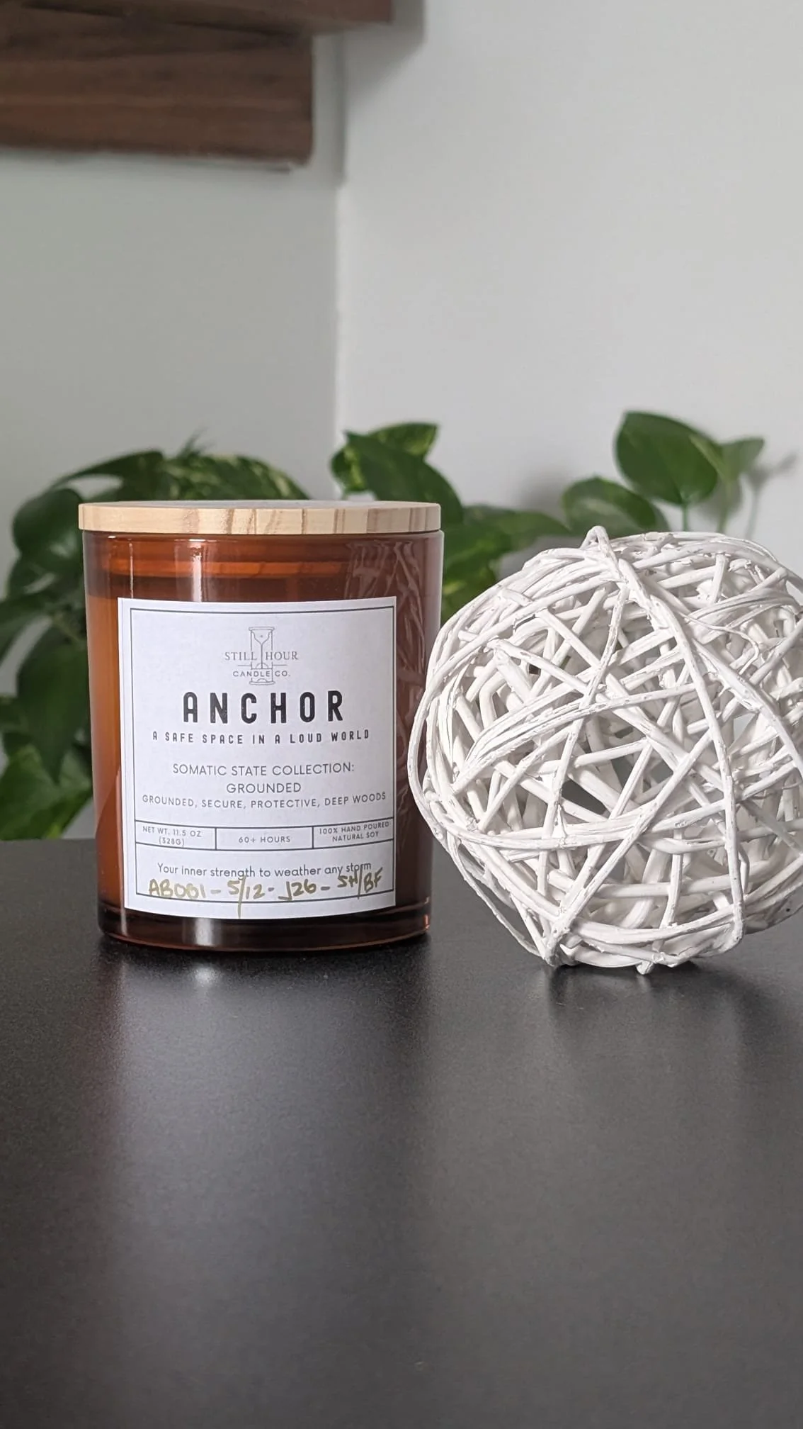01 | ANCHOR - Somatic State Therapeutic Ritual Candle