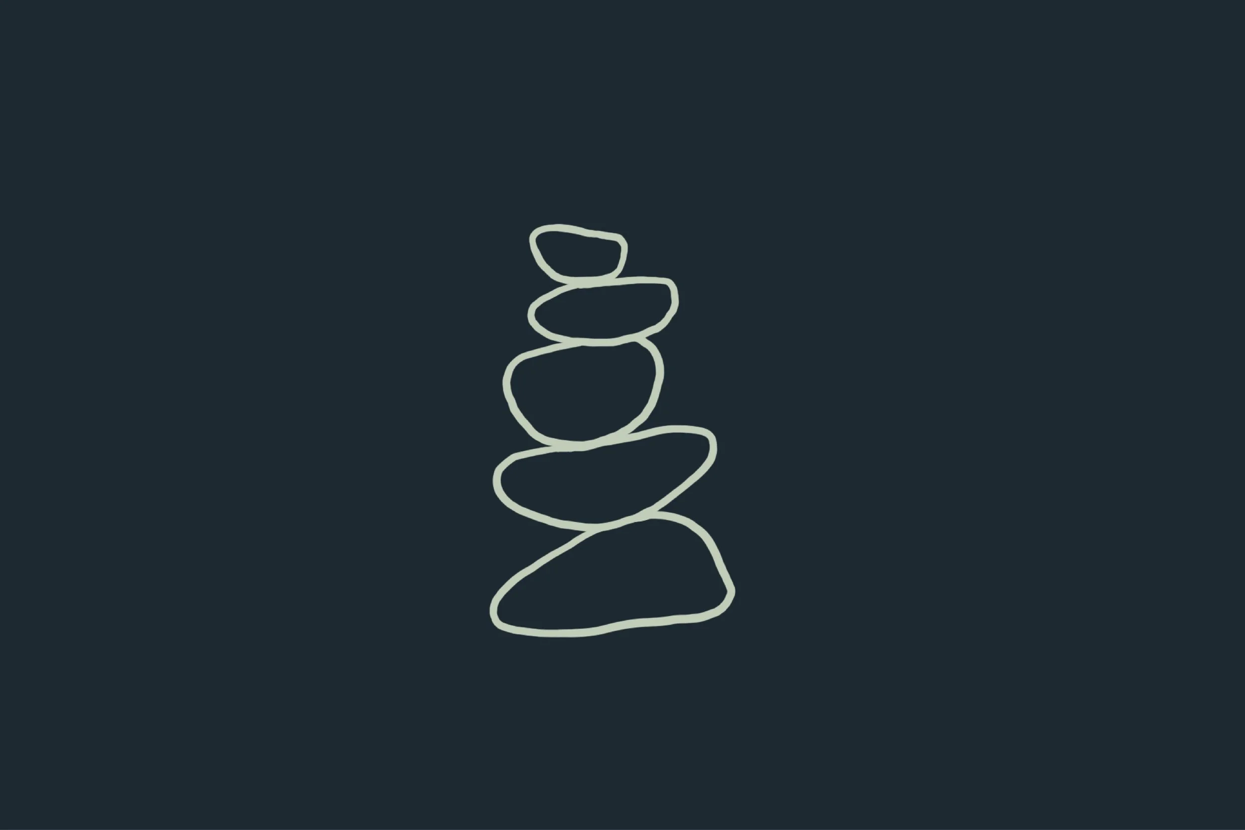 Stacked rocks icon