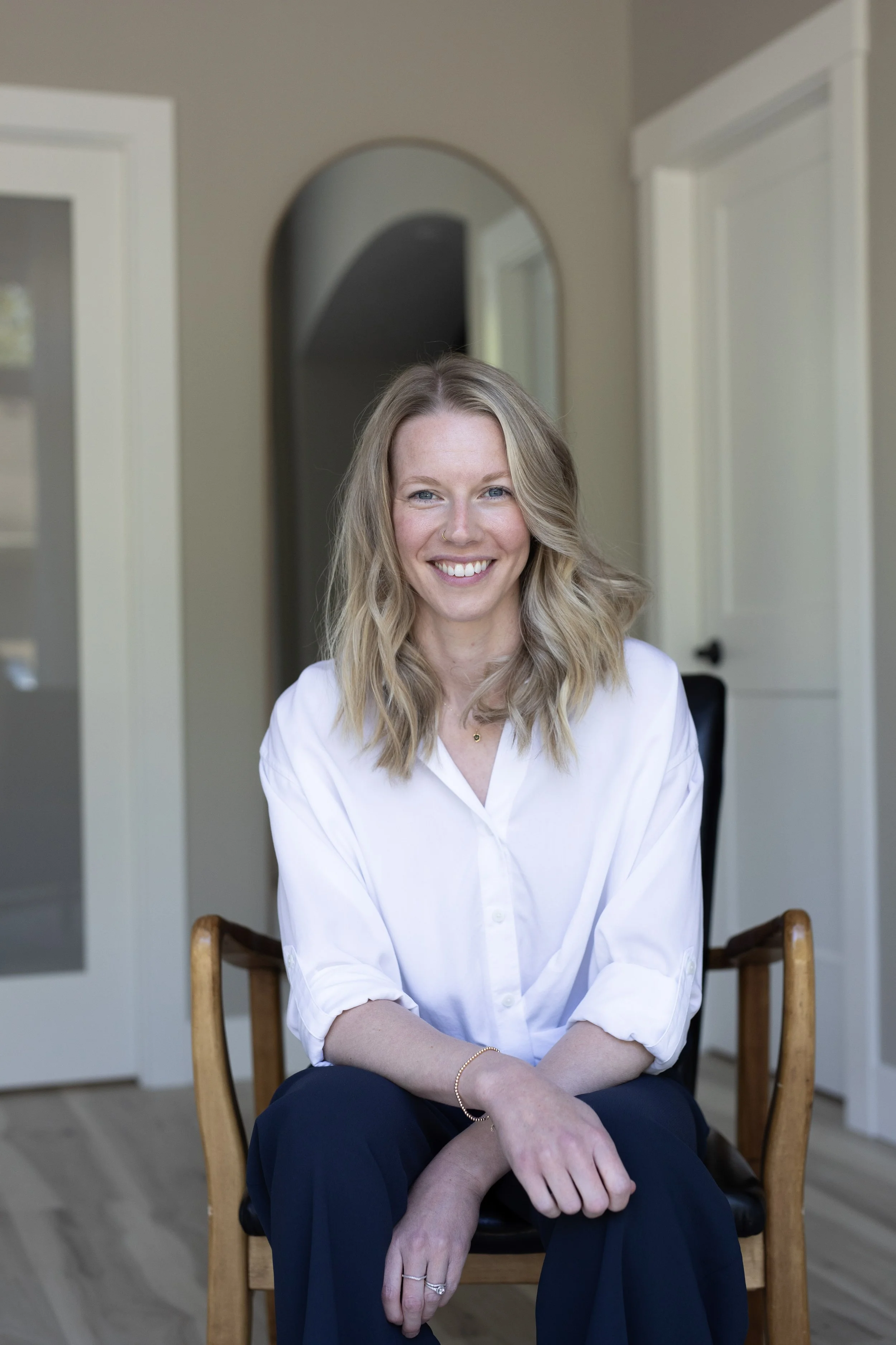 Dr. Annie Gibson, Menopause Society Certified Practitioner, naturopathic doctor, and co-founder of Anchor Health Co.