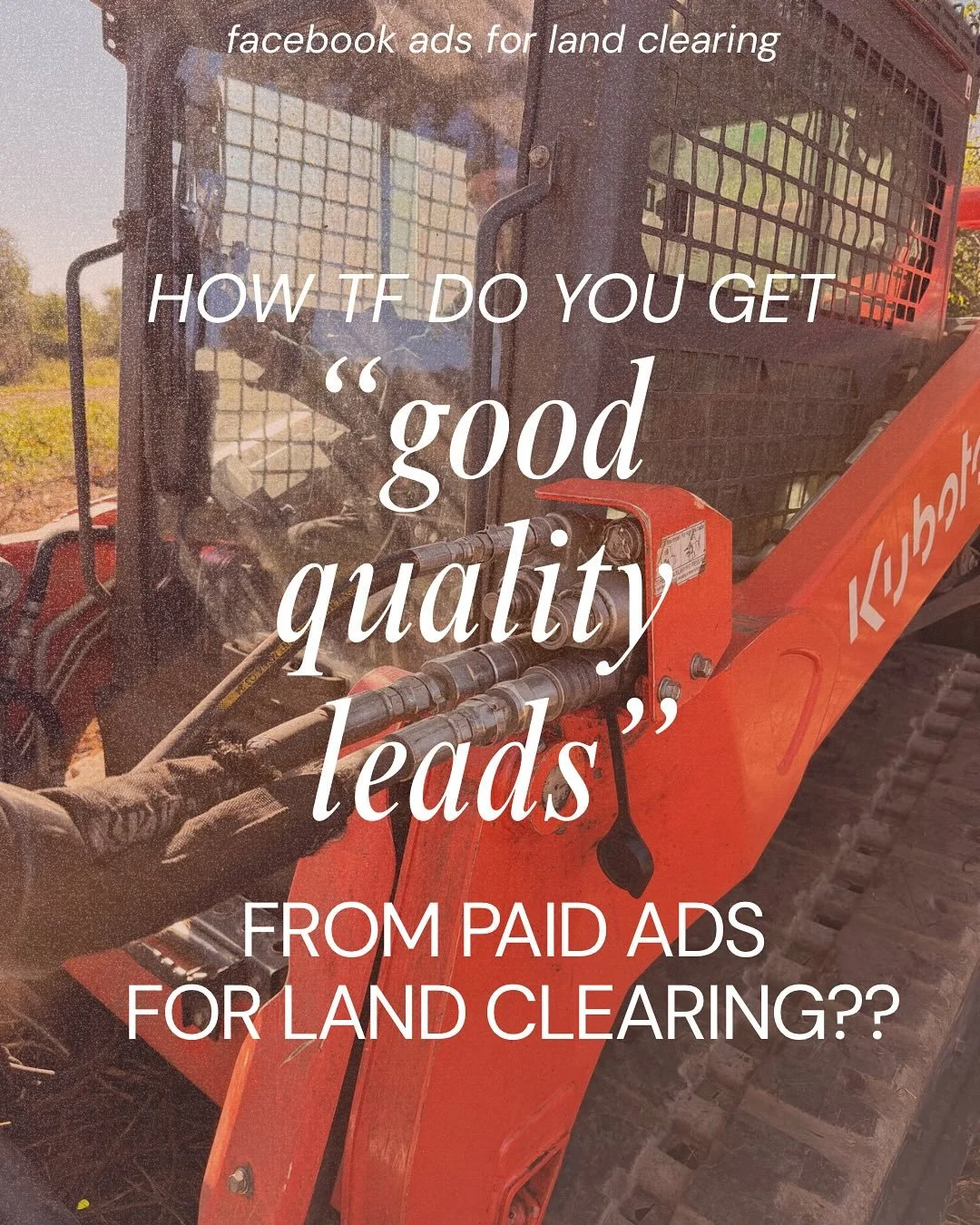 ‼️NOT ALL ADS ARE CREATED EQUAL 

Your ads need to be optimized for QUALITY over quantity. 

You&rsquo;re busy. 

Chances are you don&rsquo;t have a full time team to do lead follow up. 

You need quality leads who are high intent &mdash; not just a 