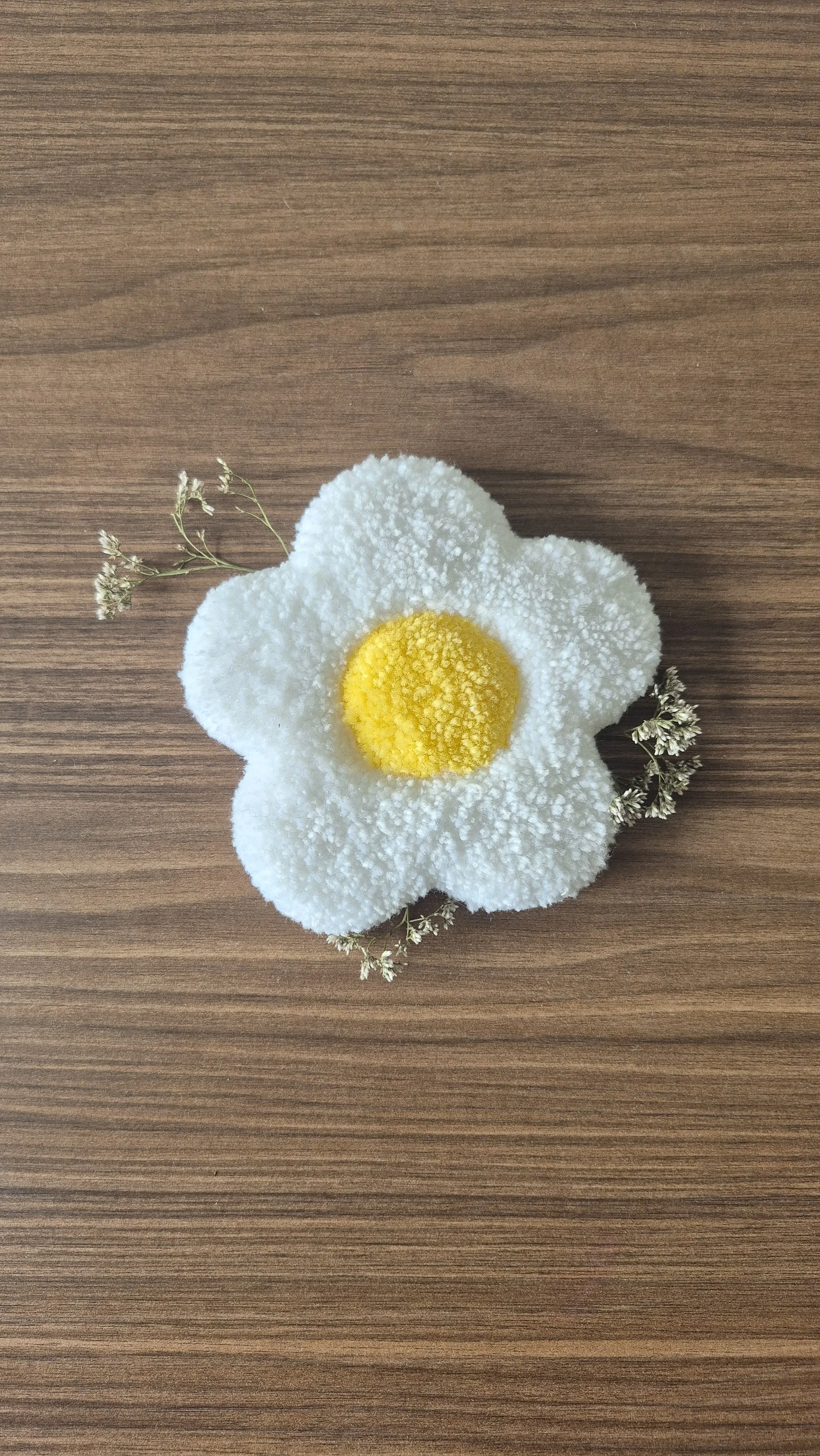 White Flower - Tufted Wall Art