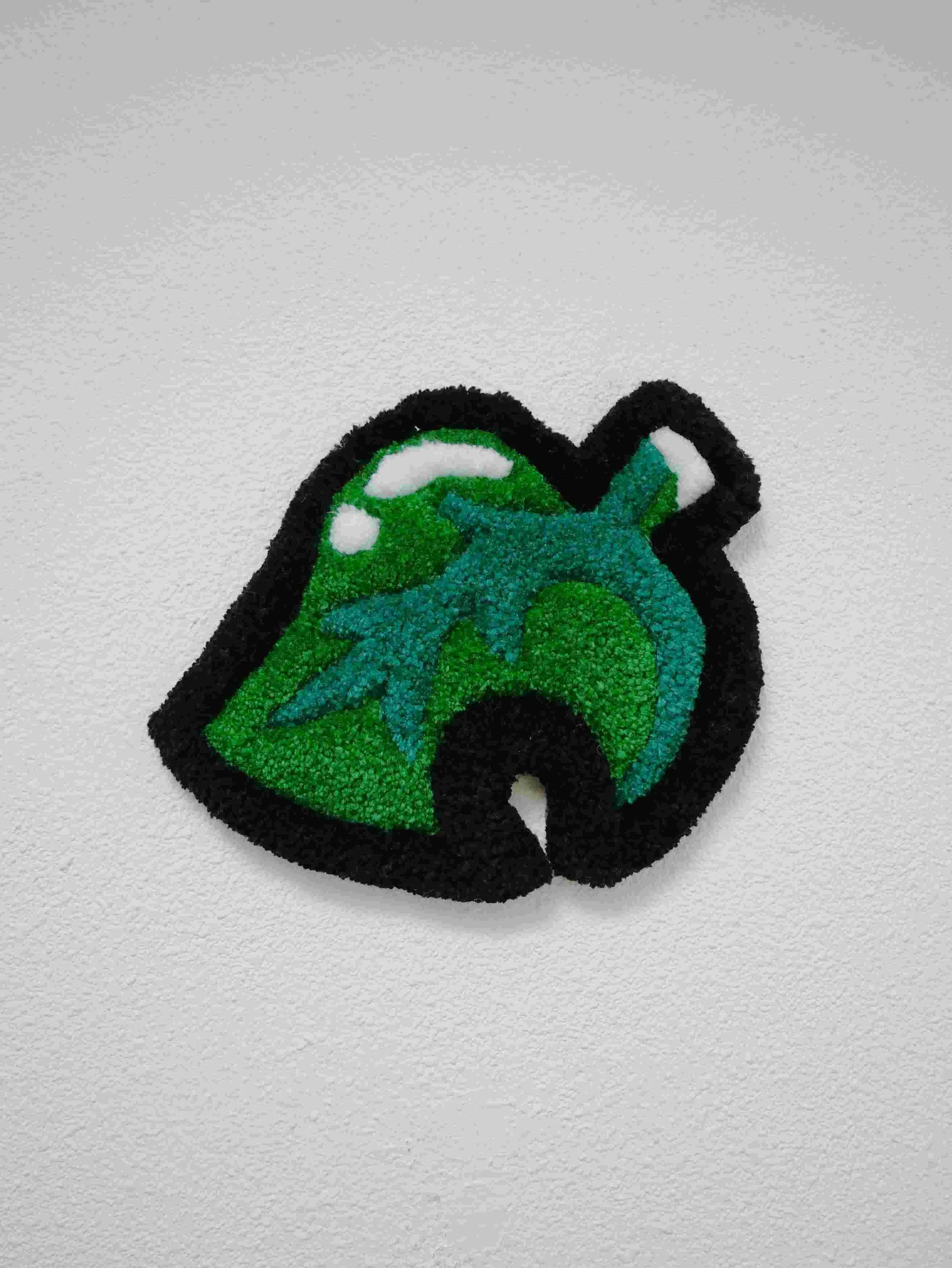 Animal Crossing Leaf - Tufted Wall Art