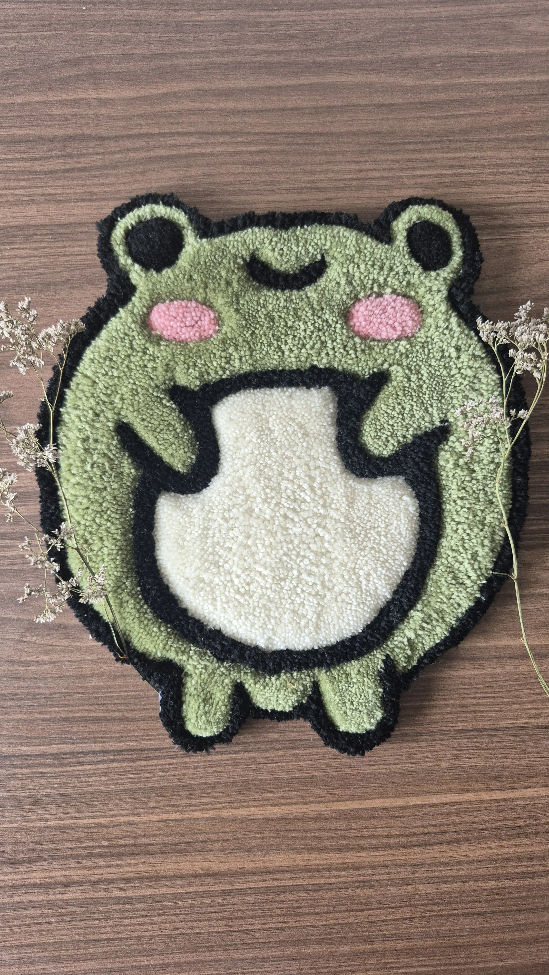 Big Frog - Tufted Wall Art
