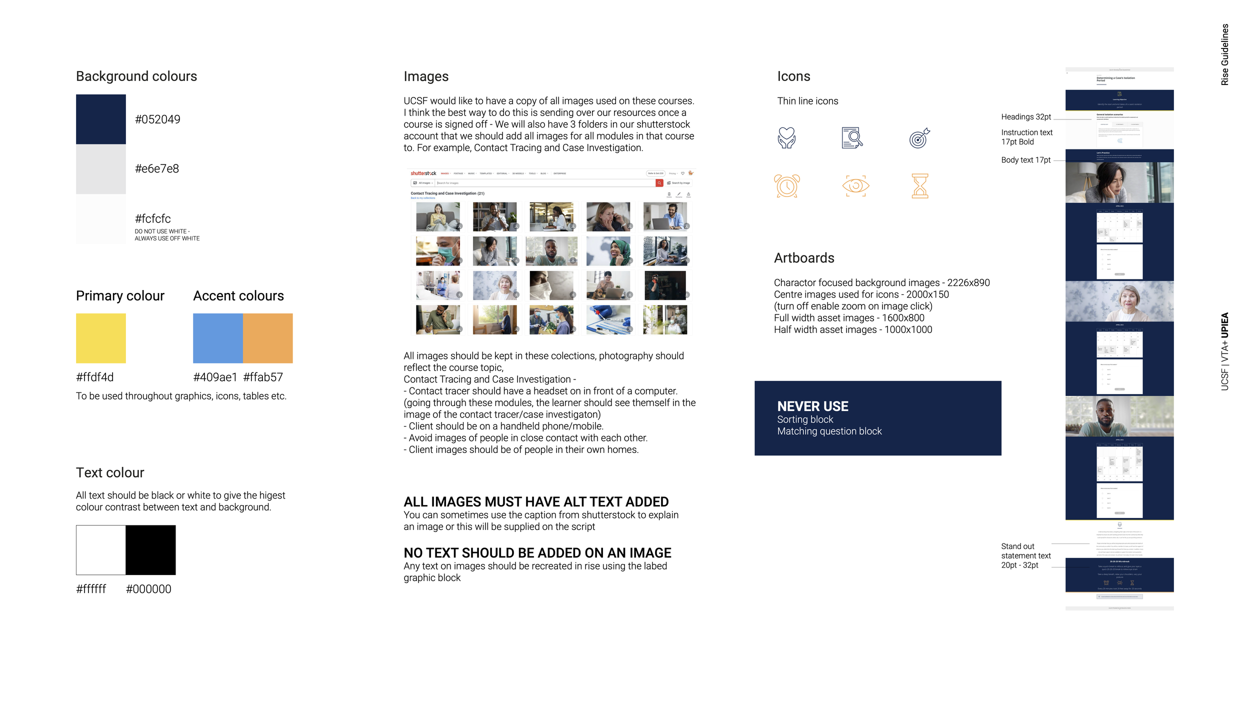 Decorative image of style guide.