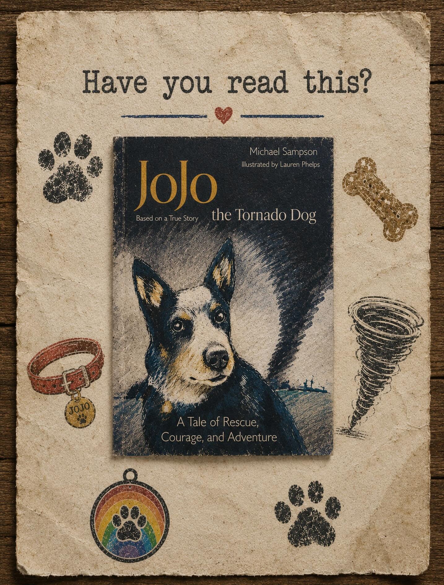 🚨 Have you read this yet? 🚨

JoJo the Tornado Dog is a heartwarming story about courage, friendship, and finding your way through life&rsquo;s storms. 🌪️🐾

If this adorable pup isn&rsquo;t on your bookshelf yet, now might be the perfect time. ❤️?