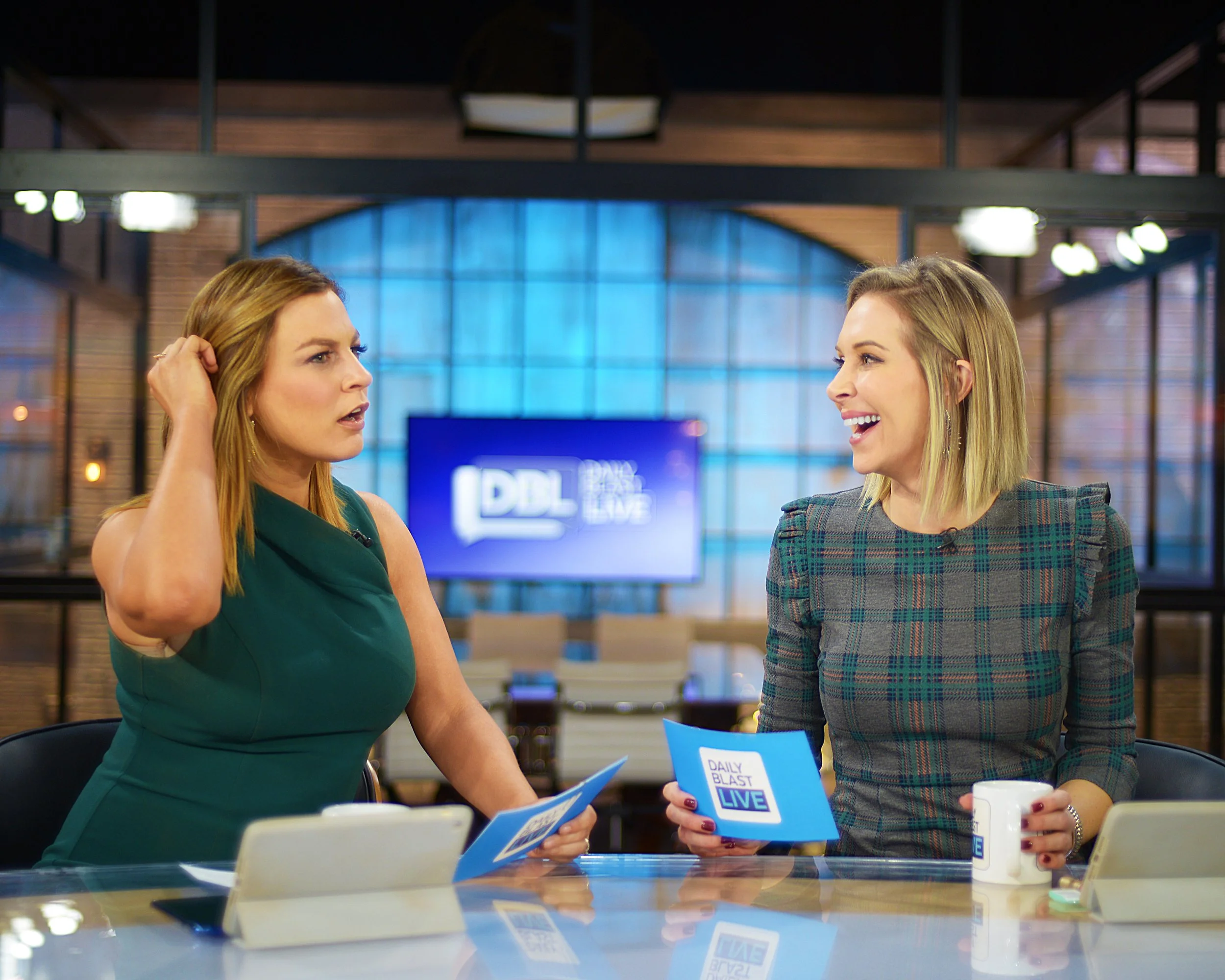 Daily Blast Live hosts styled by Hannah Moon