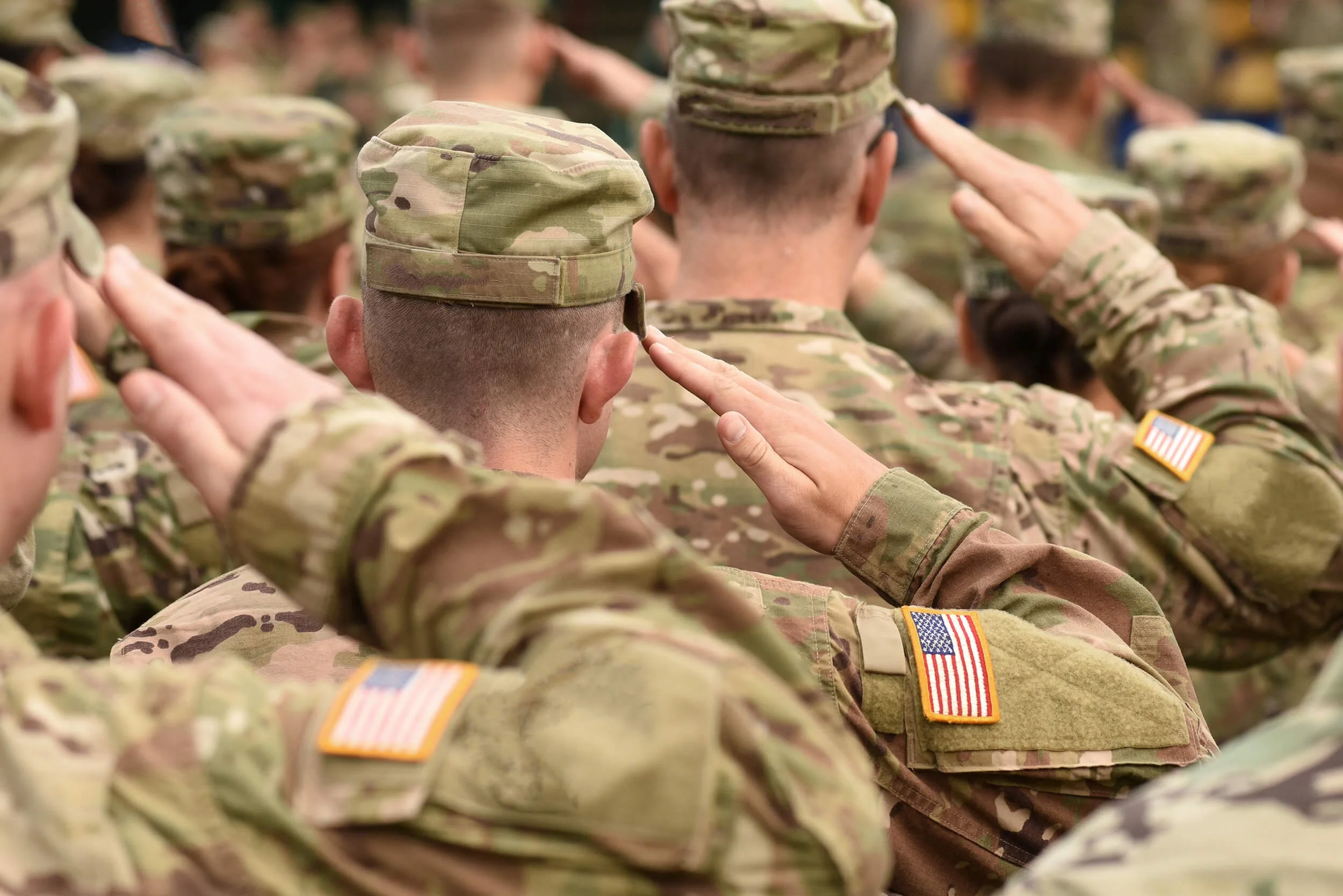 Saluting Soldiers