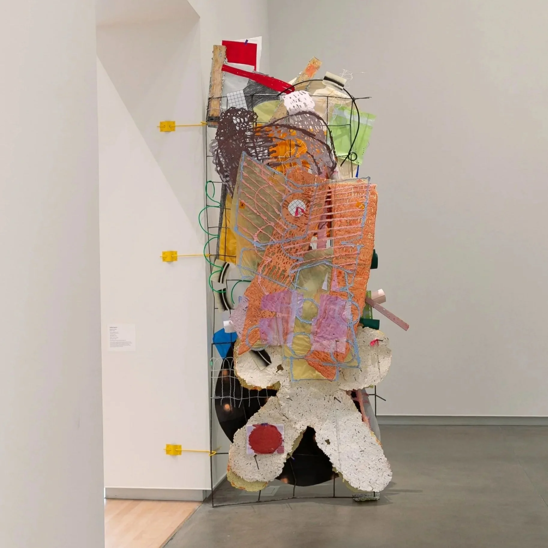 Body Of, mixed media on steel frame, 12'x5'x1'