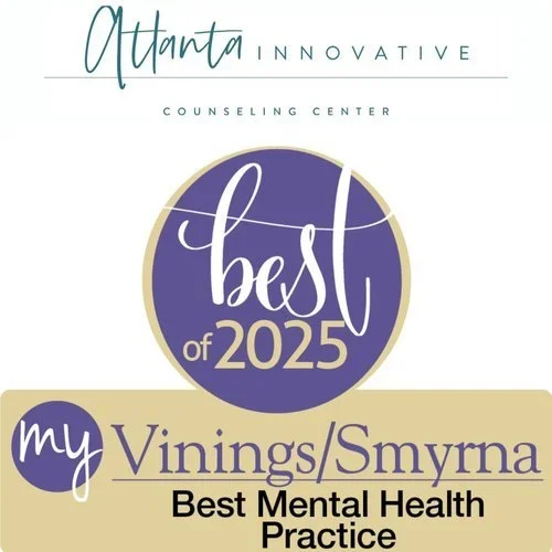 Atlanta Innovative Counseling Center's award for Best Mental Health Practice in 2025, recognizing Vinings/Smyrna.