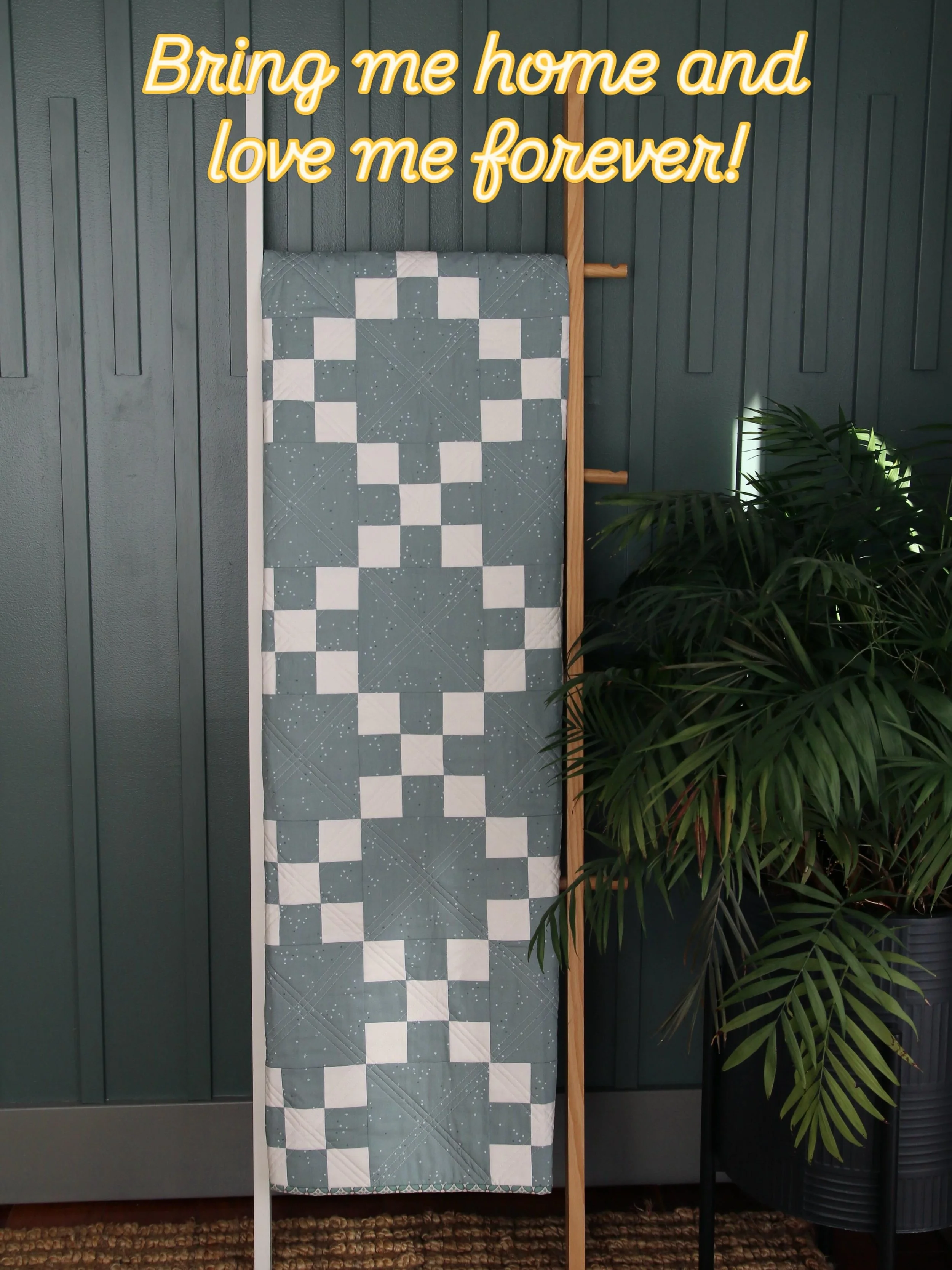 This beauty is now available in the shop! Link in bio.  #irishchainquilt #modernquilter #smallbusiness #madeinvermont #maker