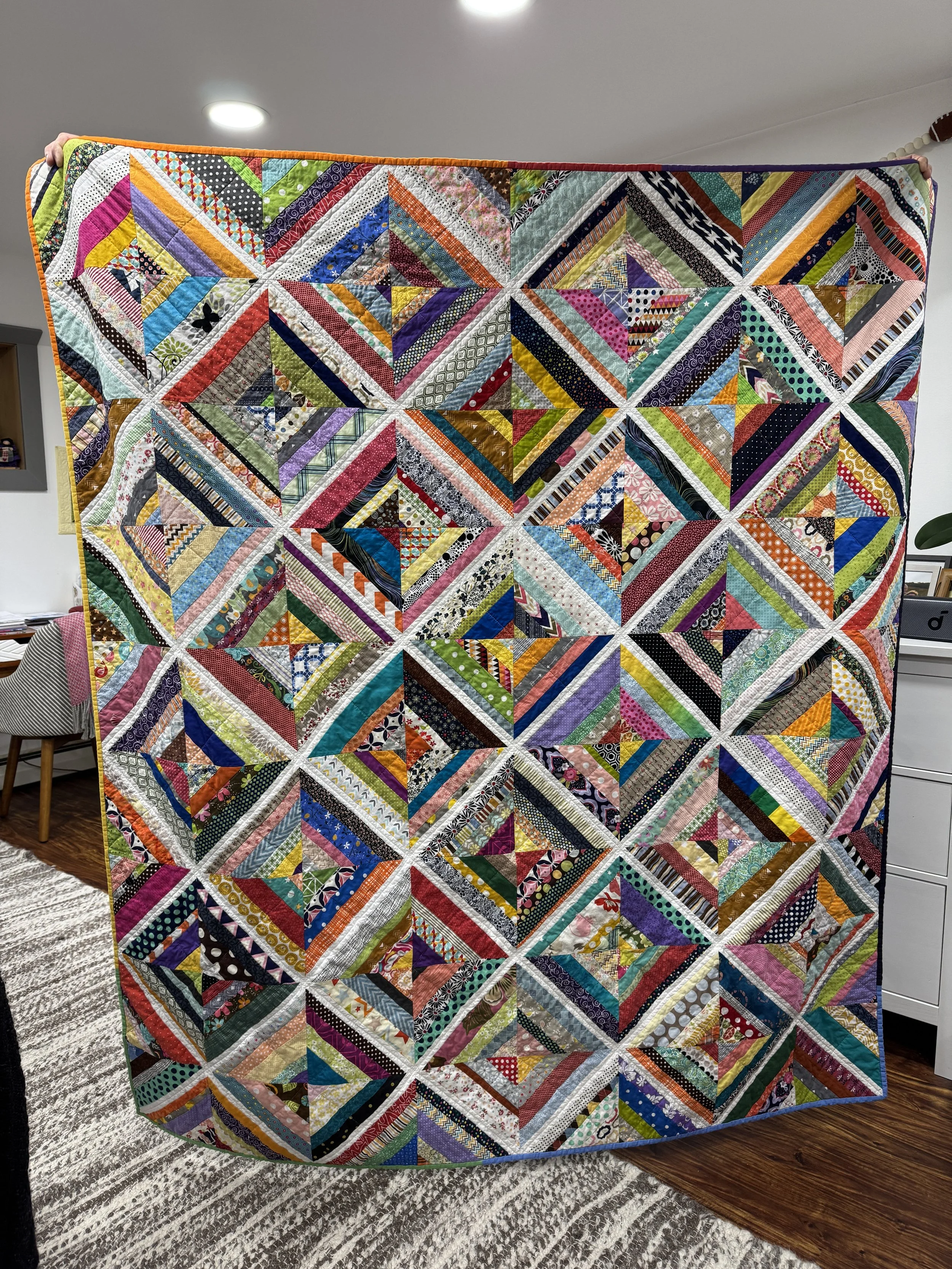 Multicolored String Quilt.JPG