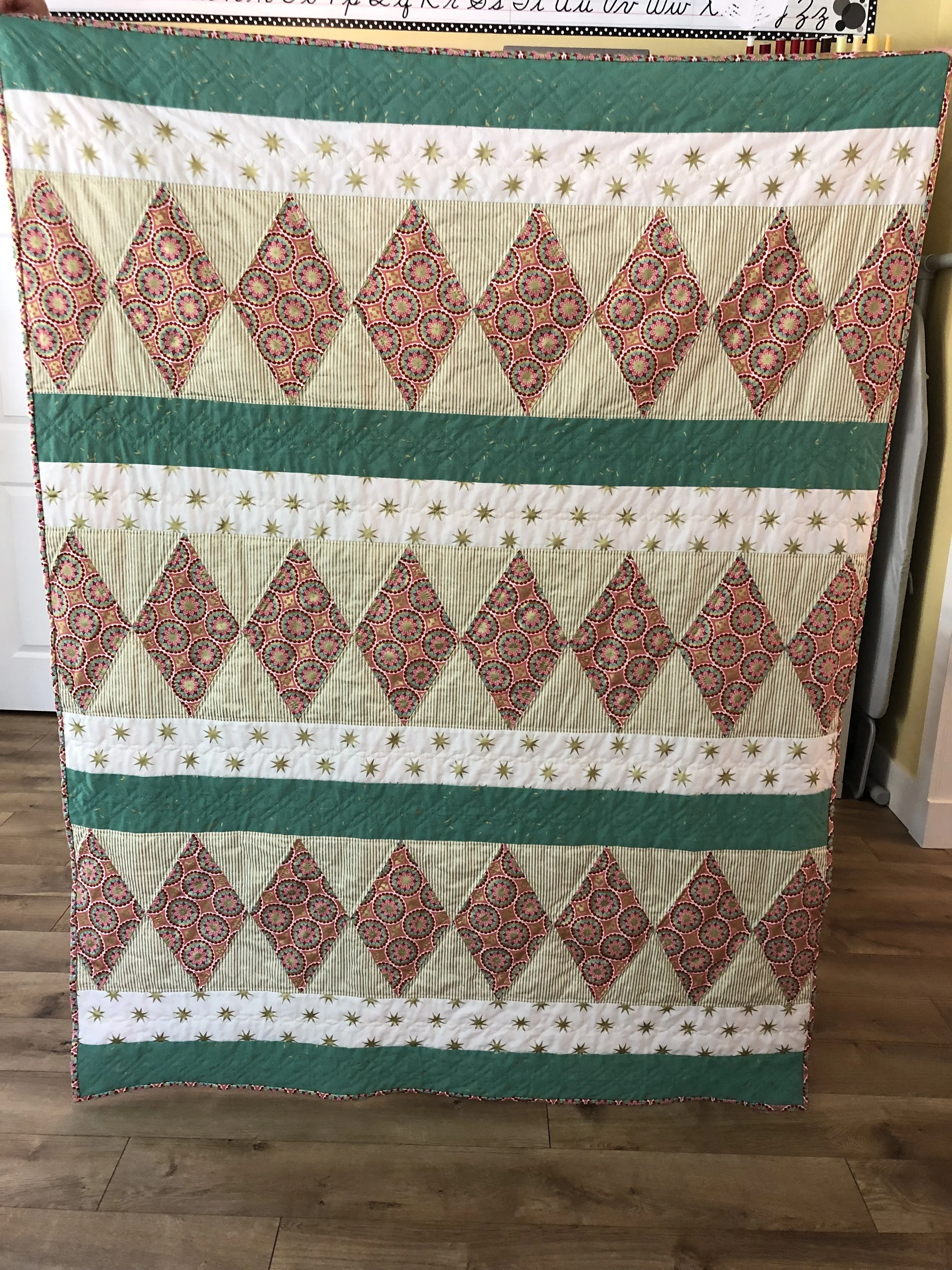Pink Gold Diamond Quilt.jpeg