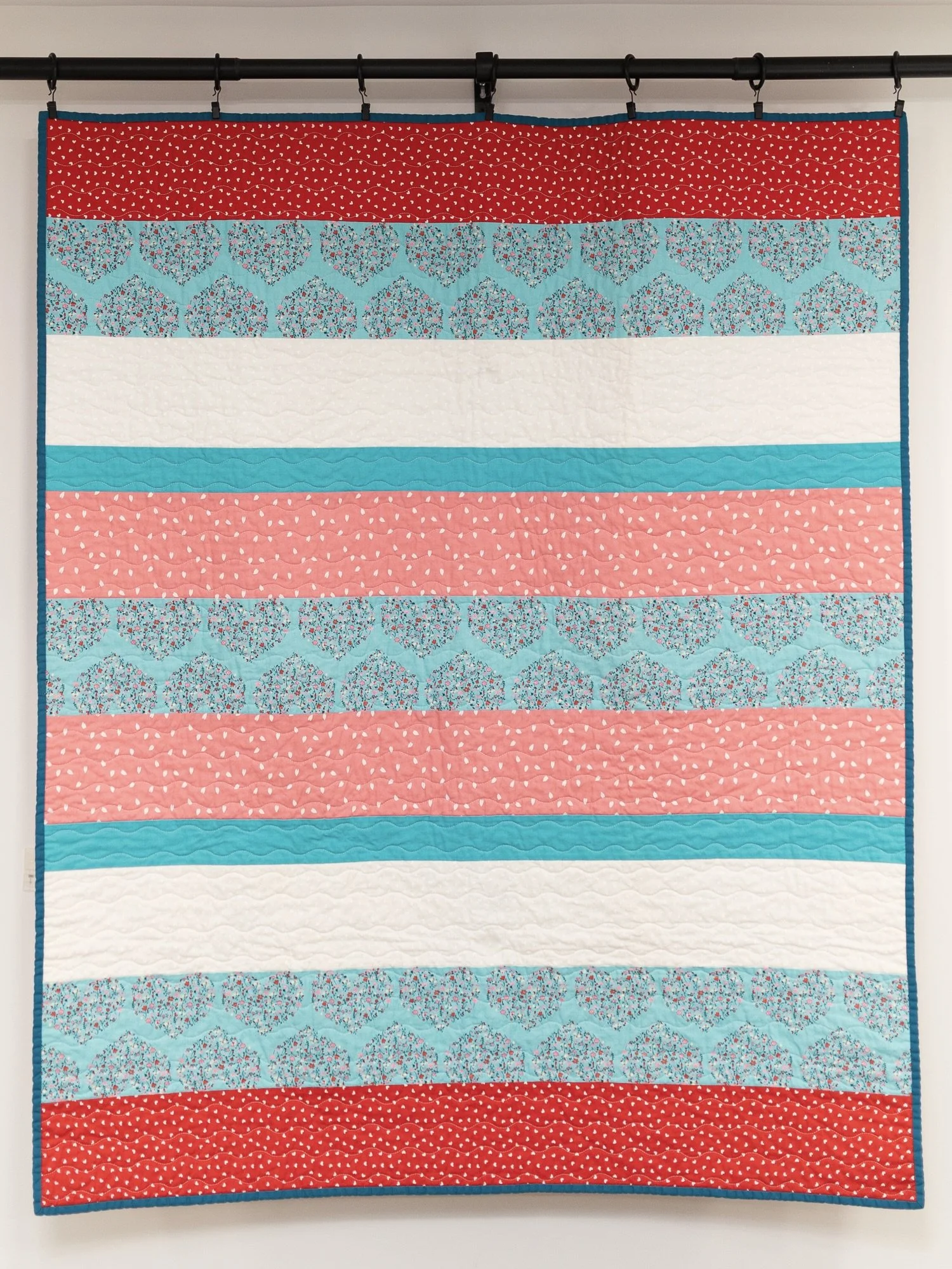 Hearts of Love- Pink, Blue, Red and White (41