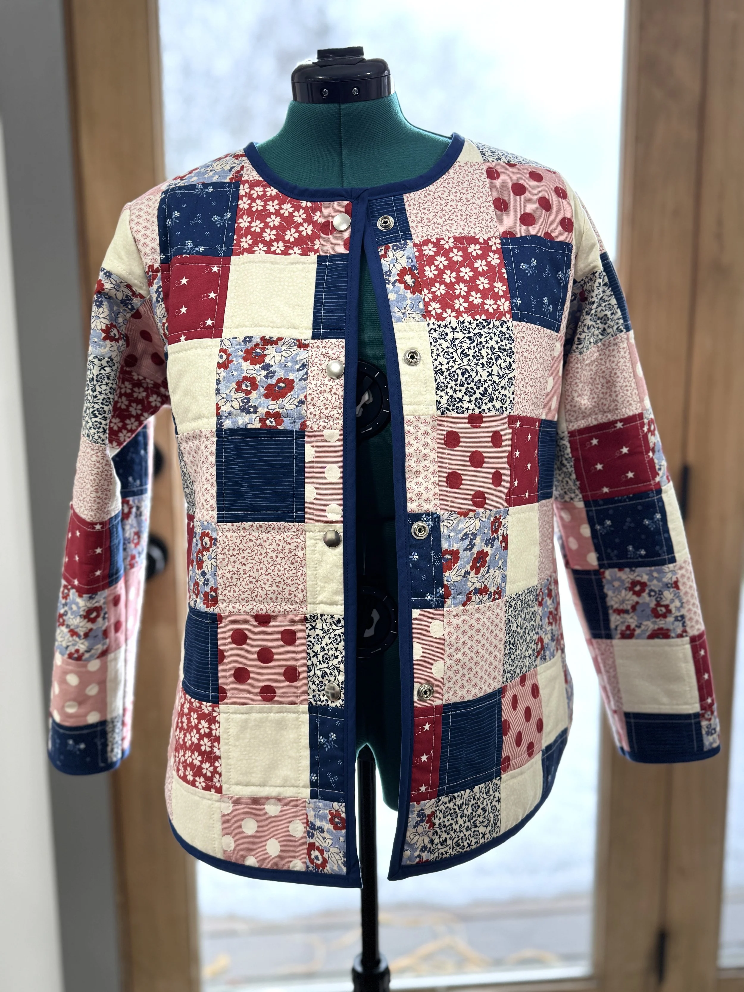 Red White Blue Quilted Tamarack Jacket.JPG