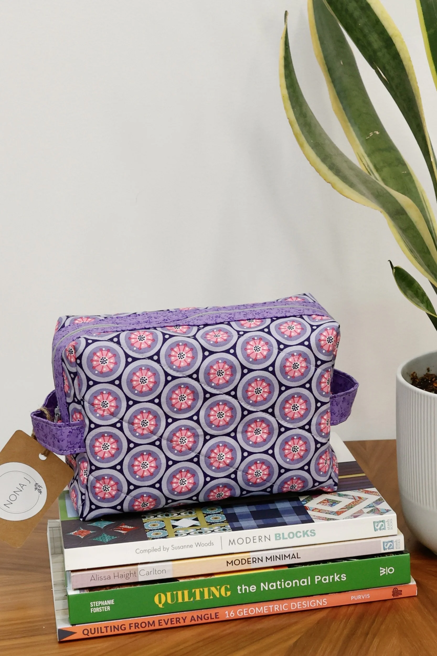 Rings Pouch- Purple, Pink, and Gray