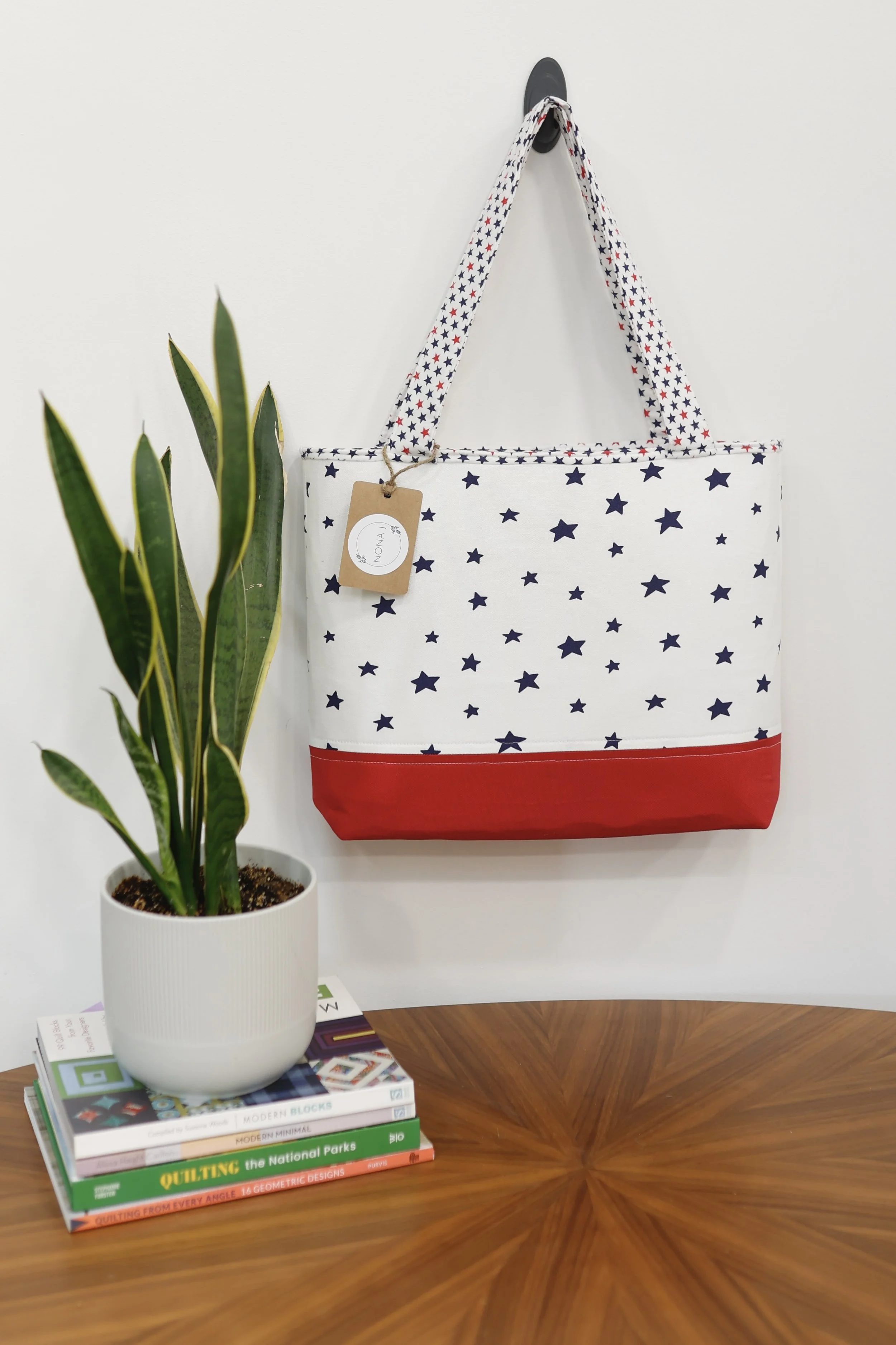 Star Tote Bag - Red, White and Blue