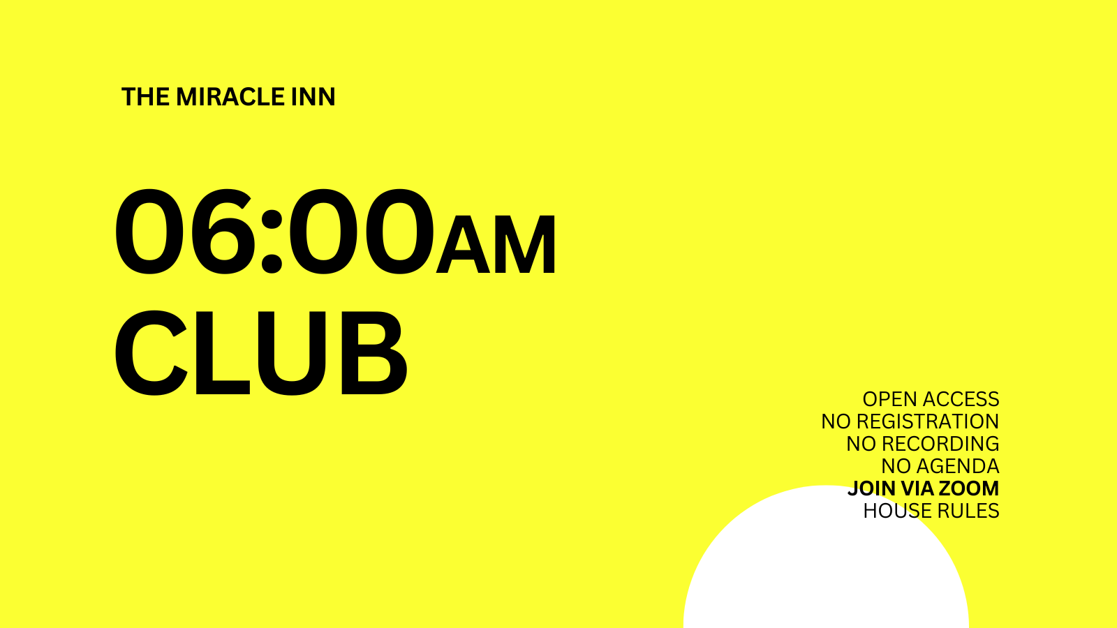 The Miracle Inn - 6am