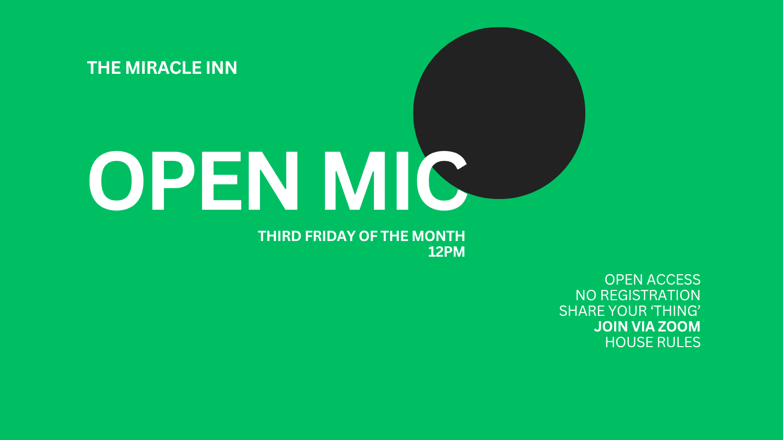 Open Mic - 12pm