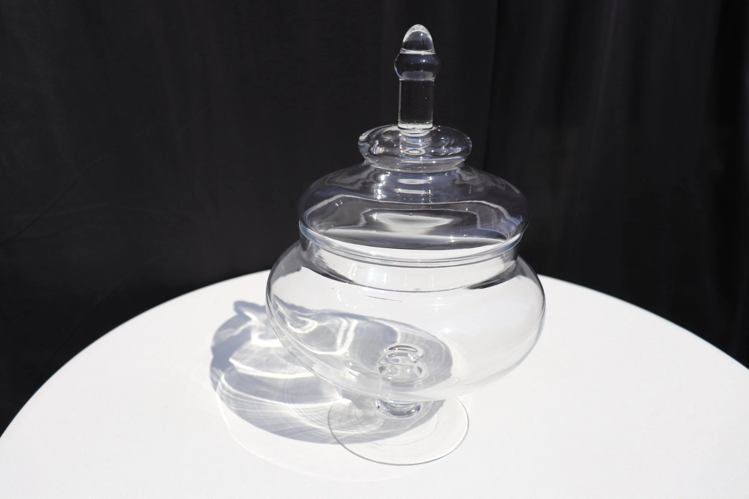 Snack/Candy Bar Glass Jar with lid - 2 available