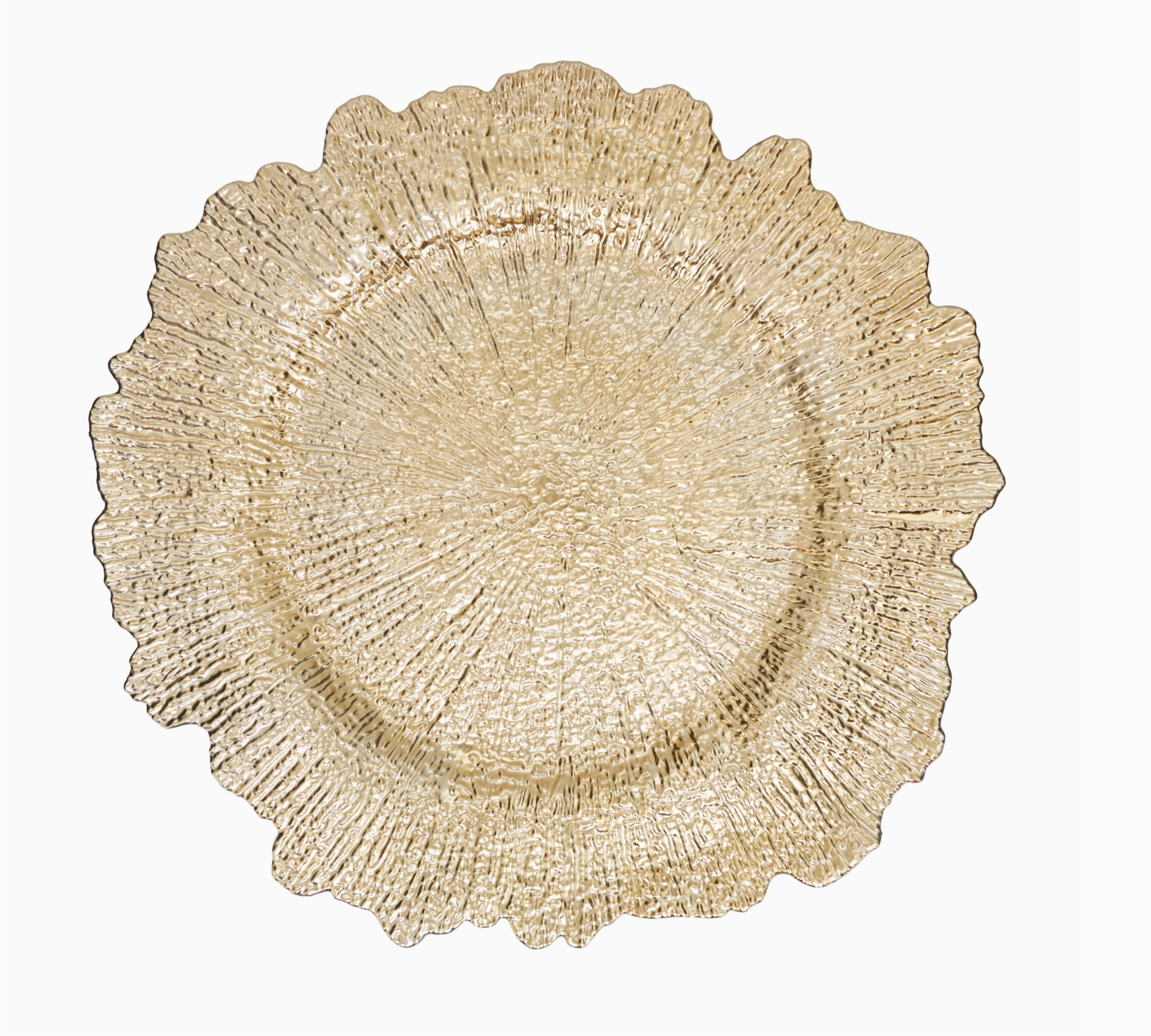 14" Gold Charger - 190 Available | $1 per piece