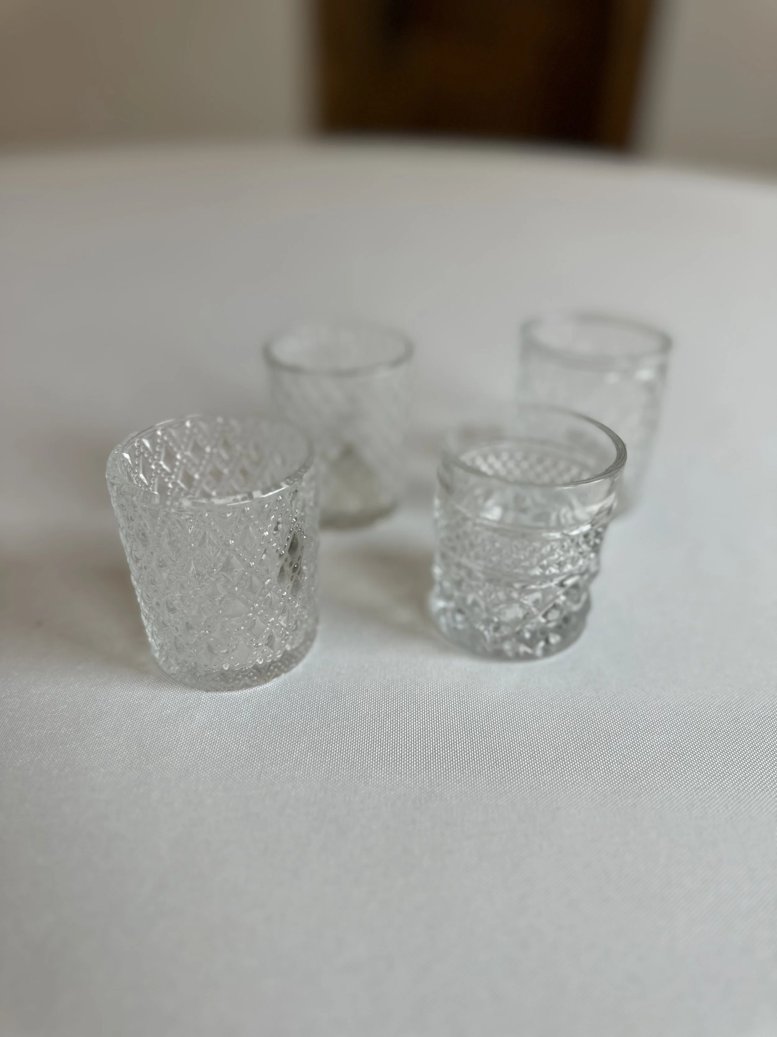 Clear Votive - Assorted Styles
62 Available