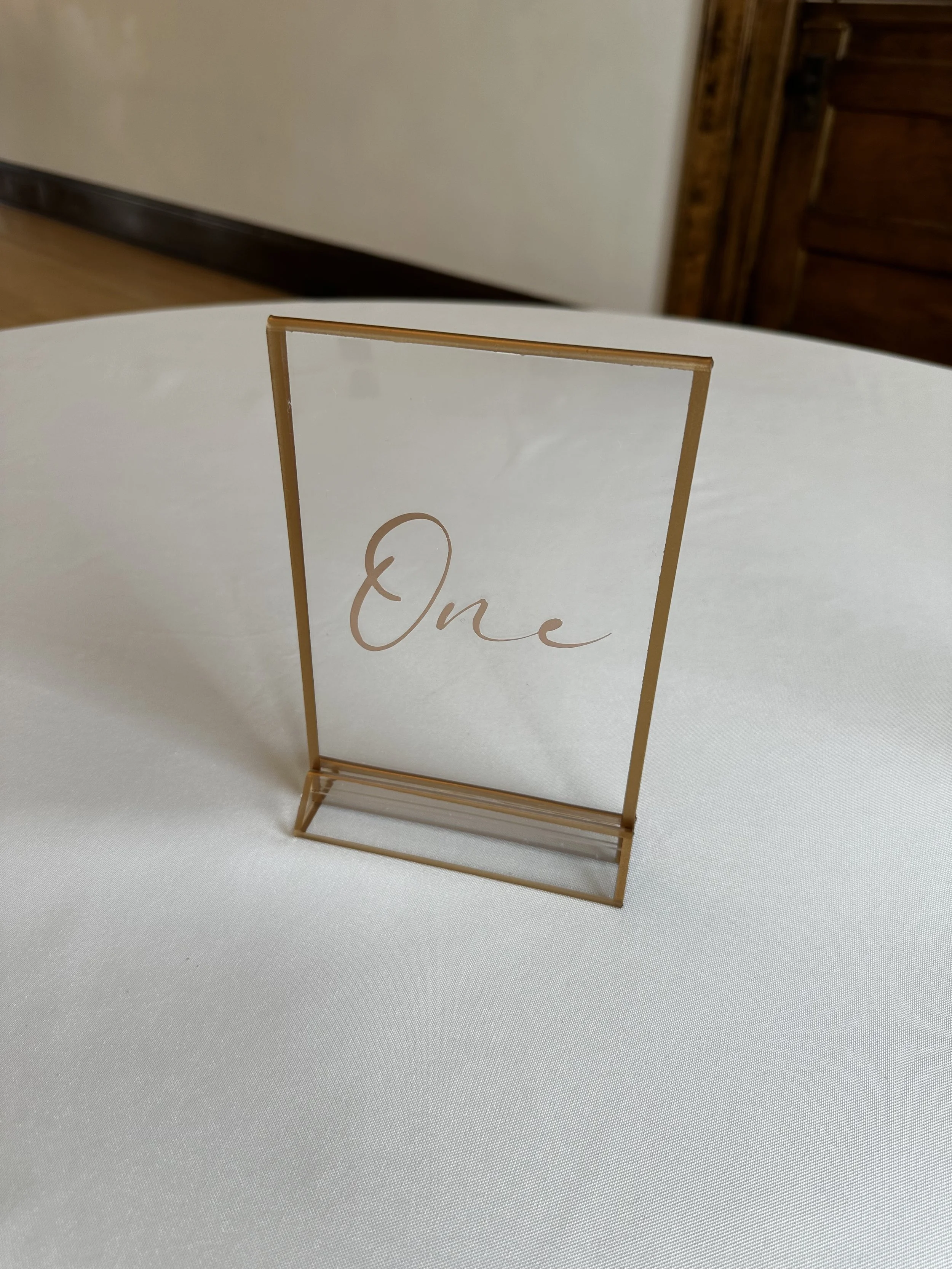 Gold Table Numbers
1-10