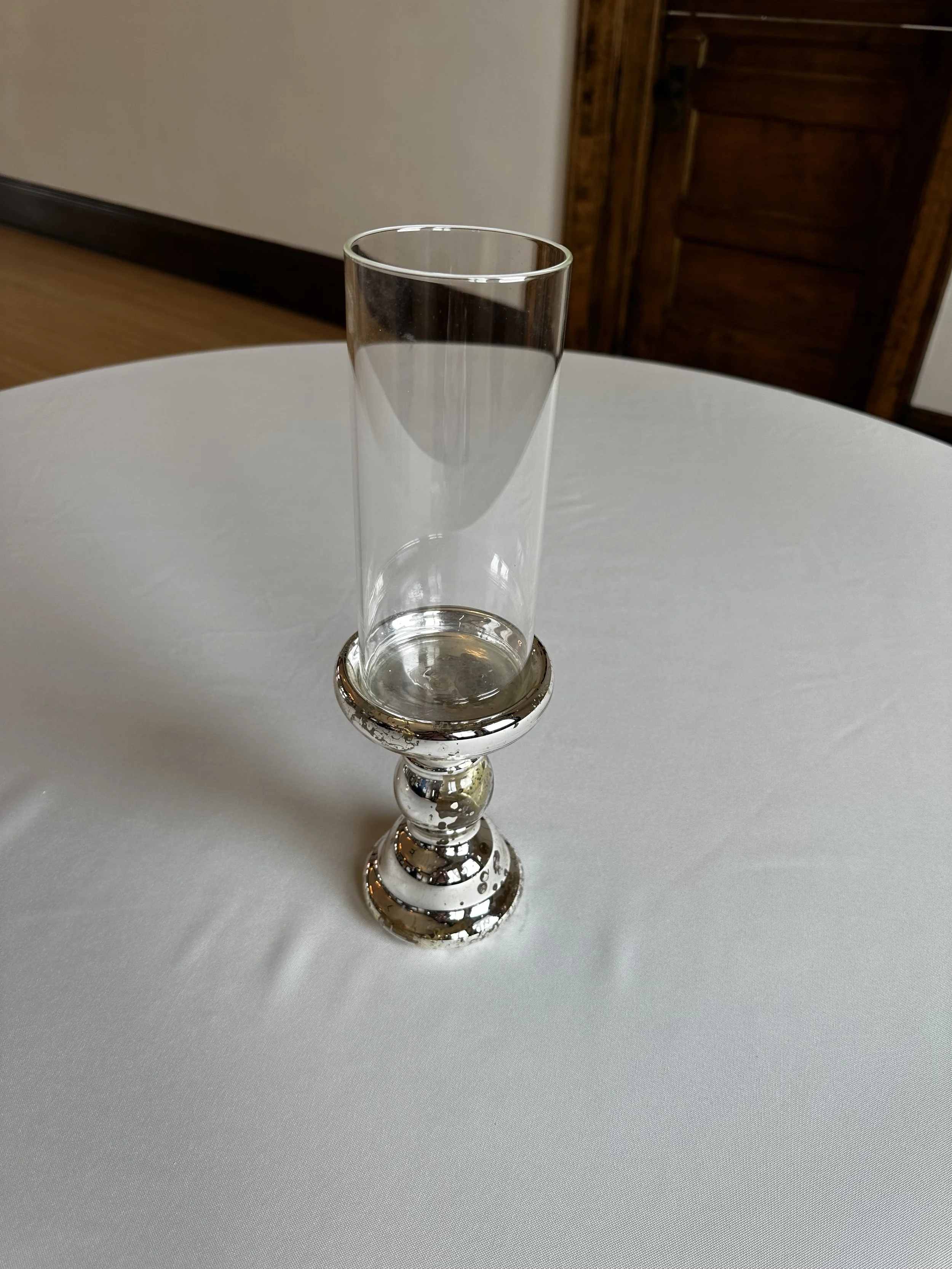 6.5" Mercury Gold Candle Holder
25 Available