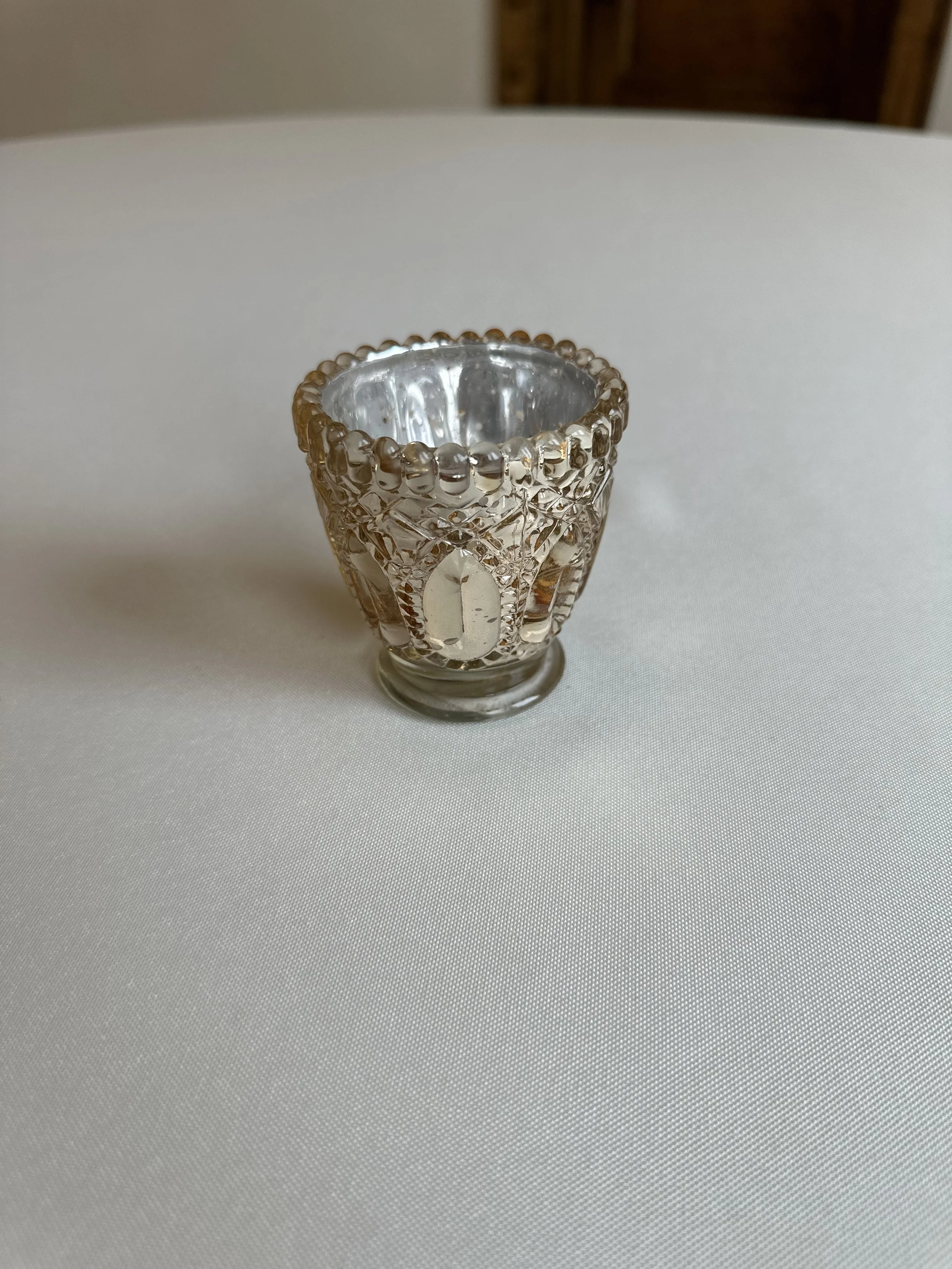 Light Rose Gold Votive
12 Available