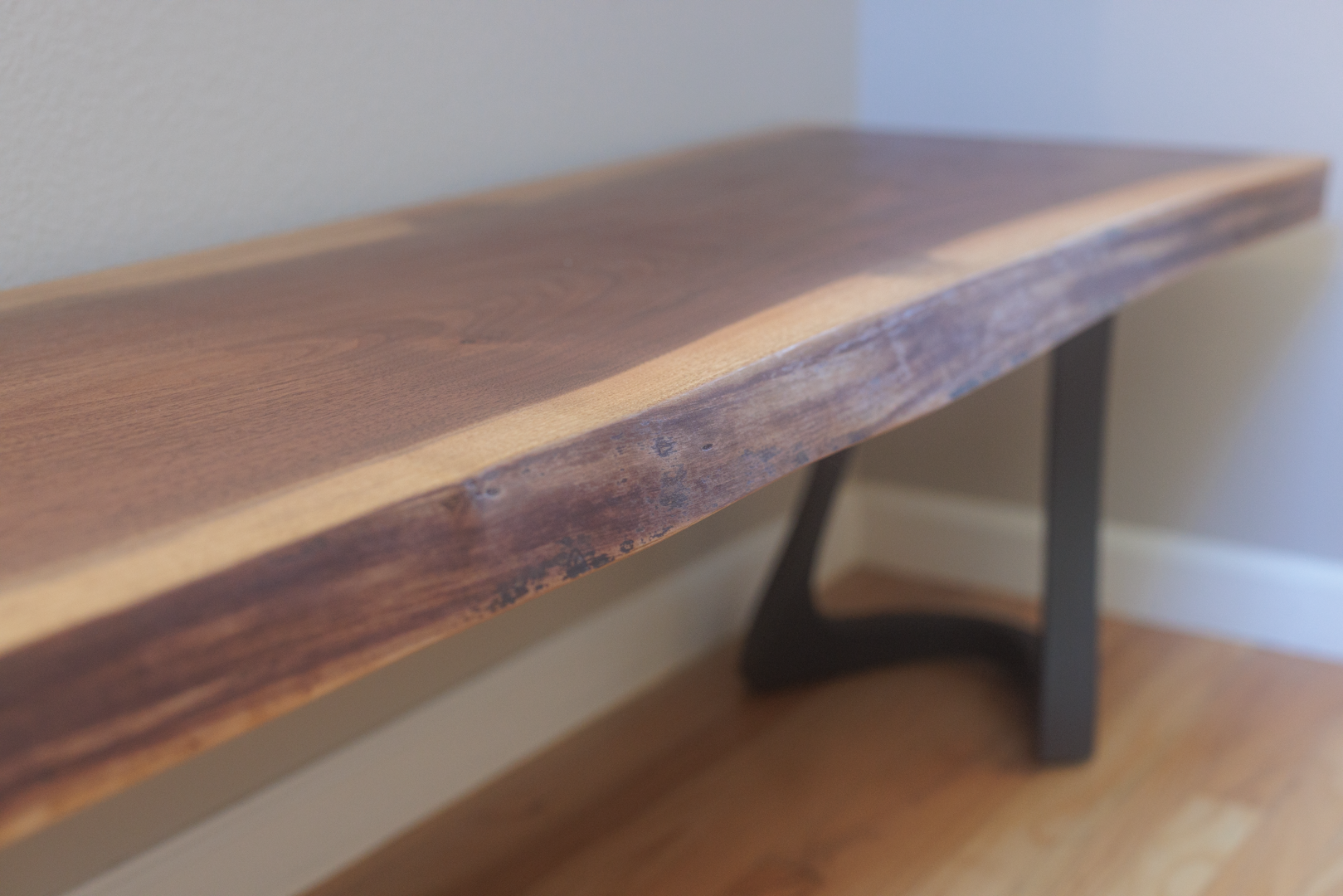 Walnut Live Edge Bench - 60