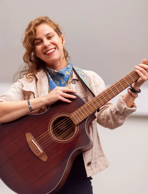 Marcie Hernandez with guitar