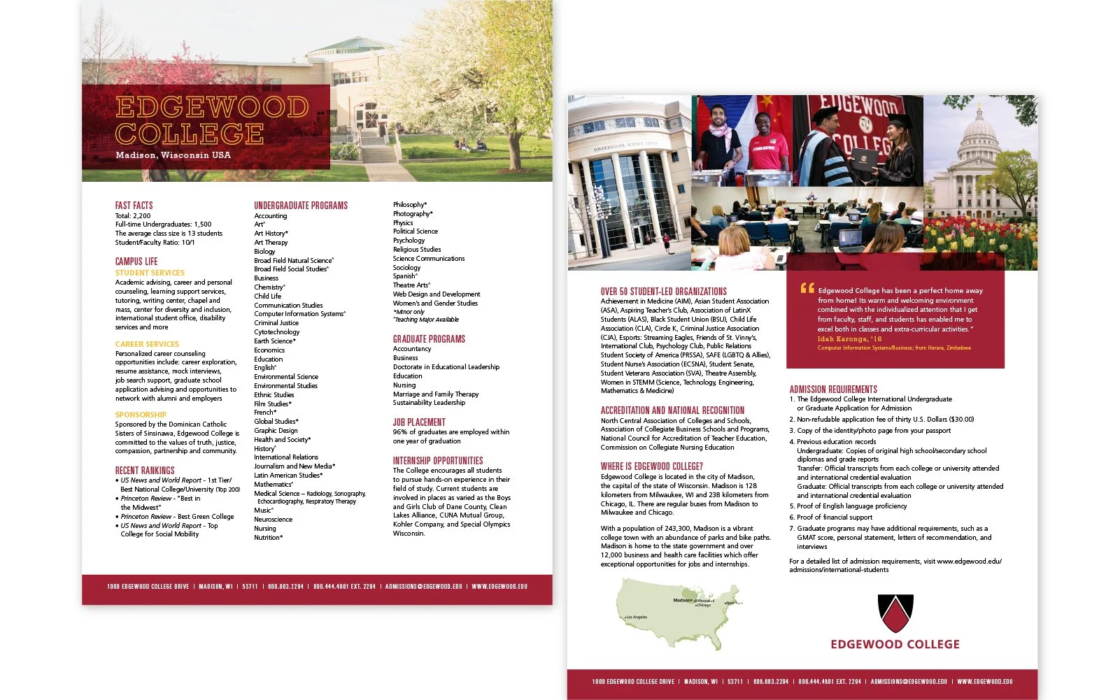 Edgewood College Admissions