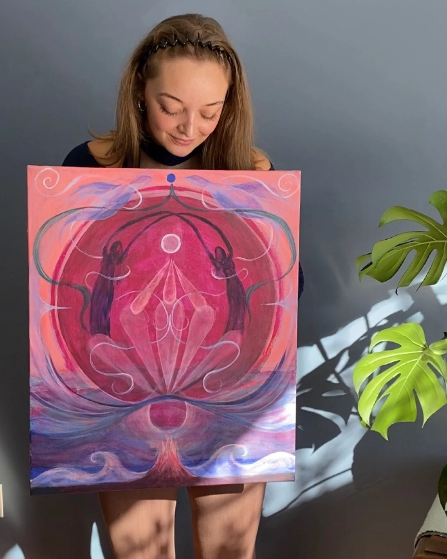 This painting is representative of the forces we are not quite sensitive enough to see, the things that might just be co-creating the world we live in that we might be unaware of. 

For the dreamers, for the curious, for the mystical⭐️

Prints and th