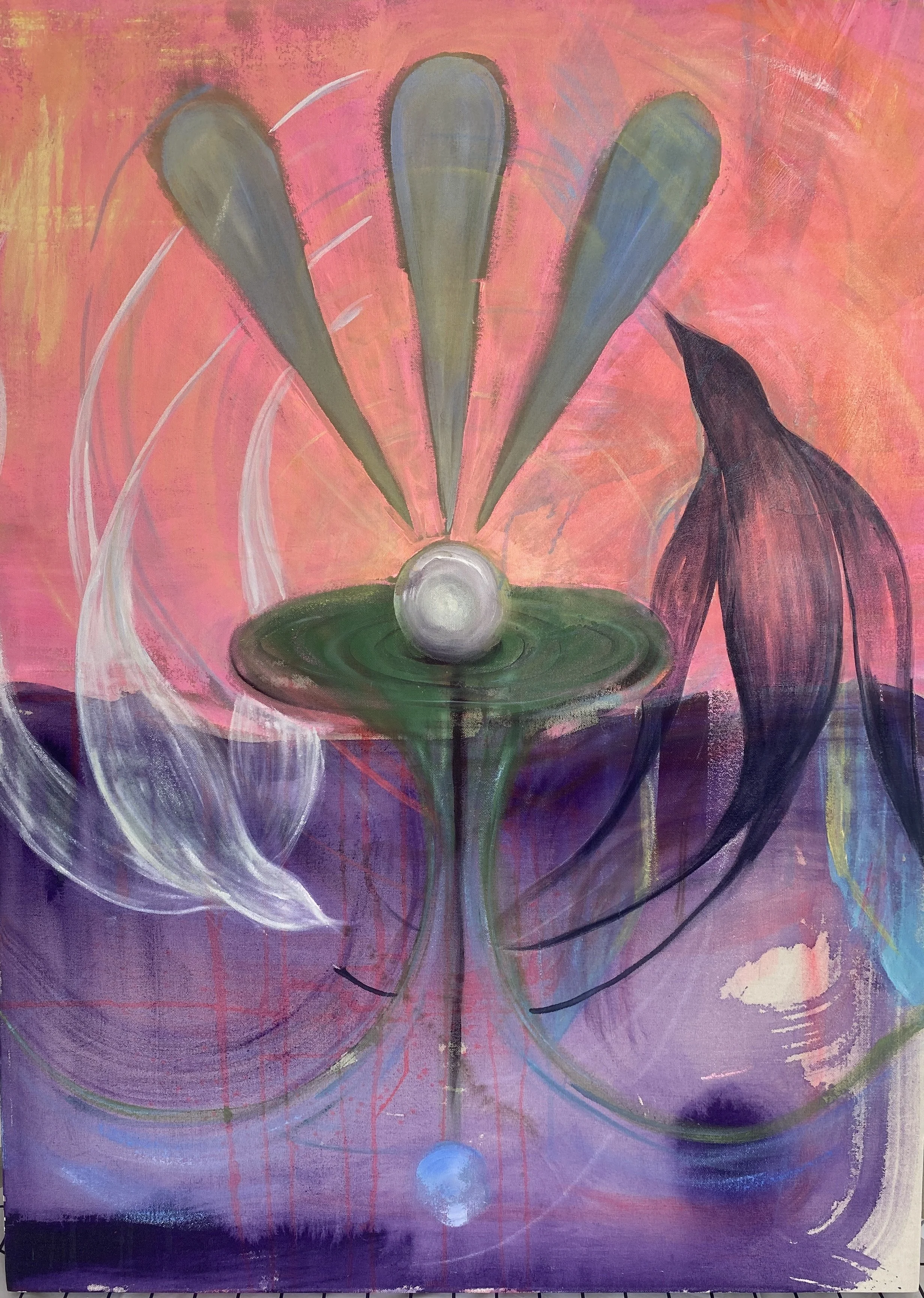 Two Birds 
36"x48" ,Acrylic on Canvas 
2025