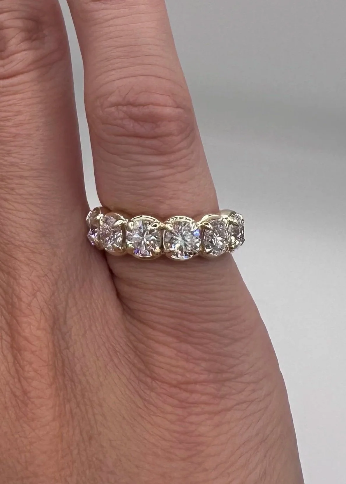 Georgian Set 6 Diamond Ring