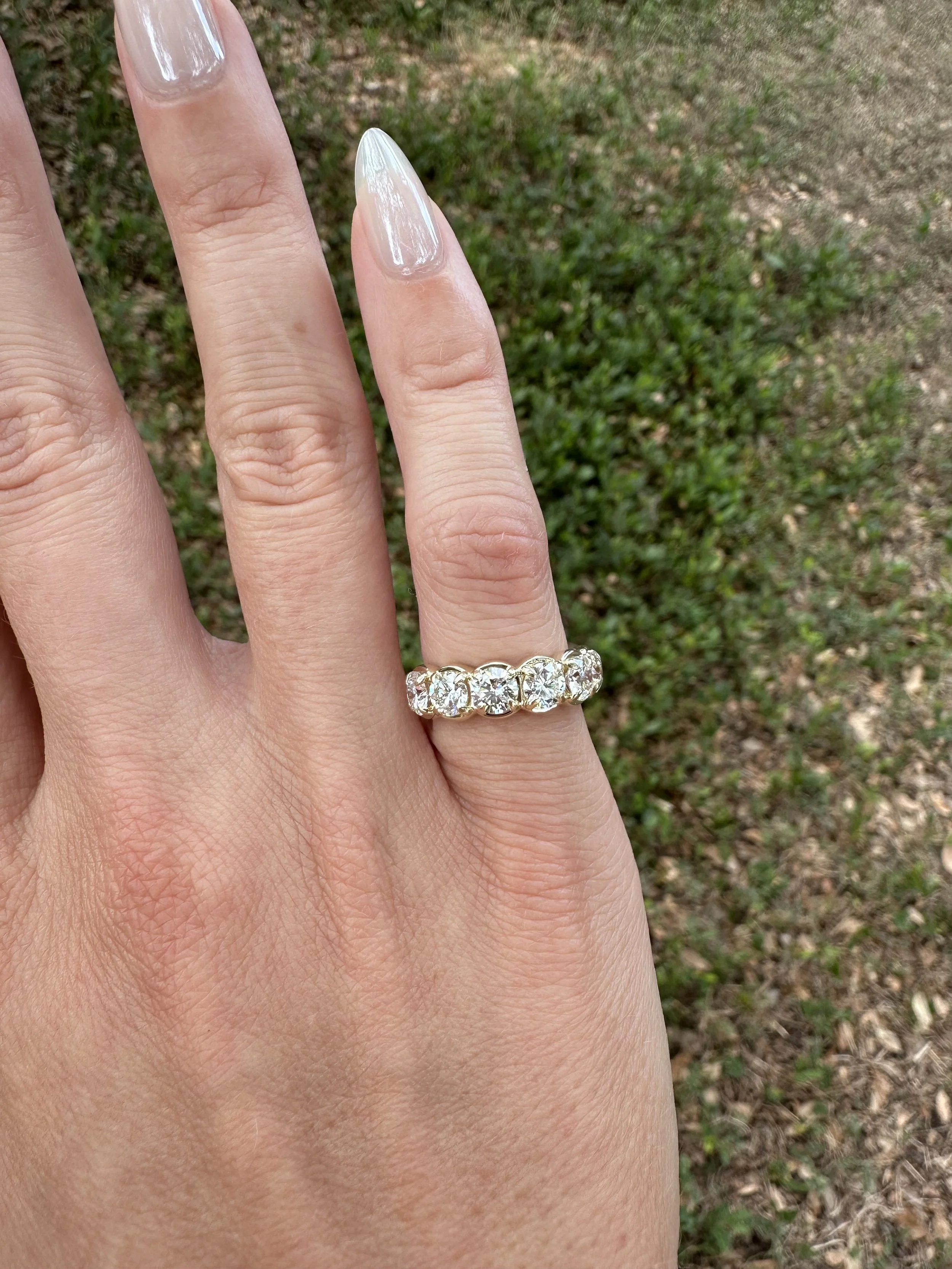 Georgian Set 6 Diamond Ring