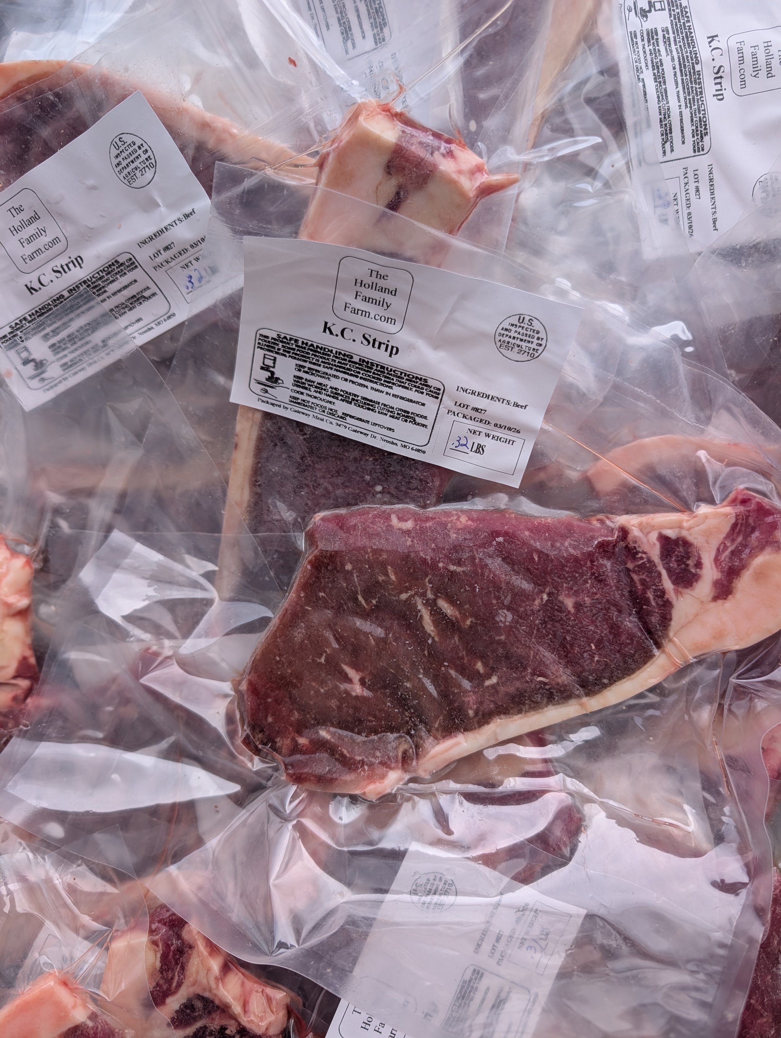 Pasture-Raised Veal Strip Steaks